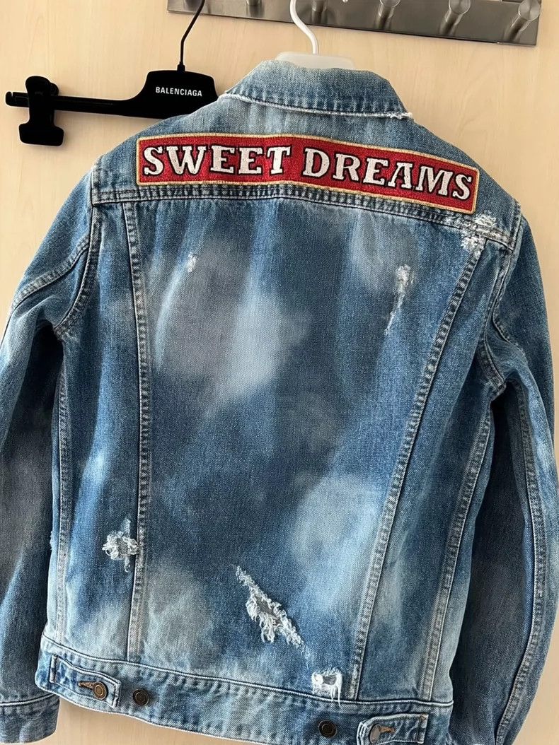 Saint Laurent Paris SAINT LAURENT Vintage Distressed Denim Jacket- DMC Size US M / EU 48-50 / 2 - 1 Thumbnail