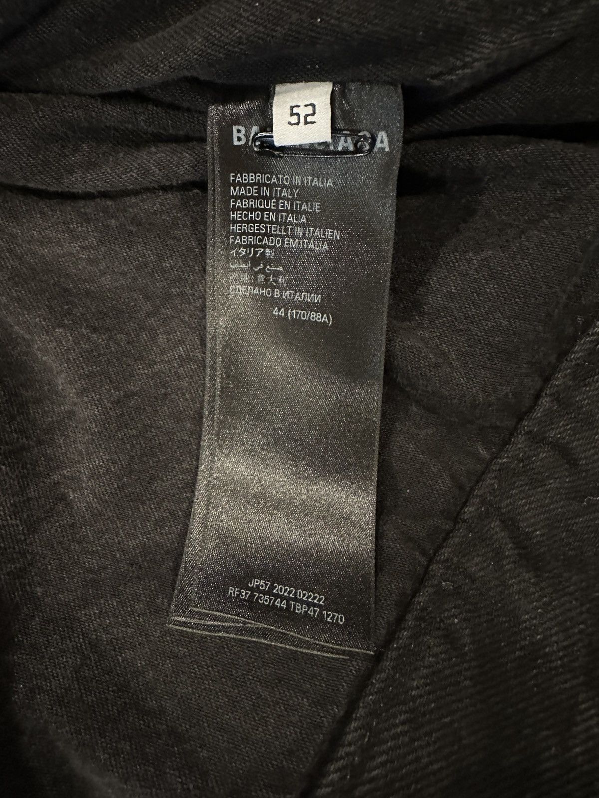 Balenciaga Balenciaga Denim Puffer Jacket Size US L / EU 52-54 / 3 - 8 Thumbnail