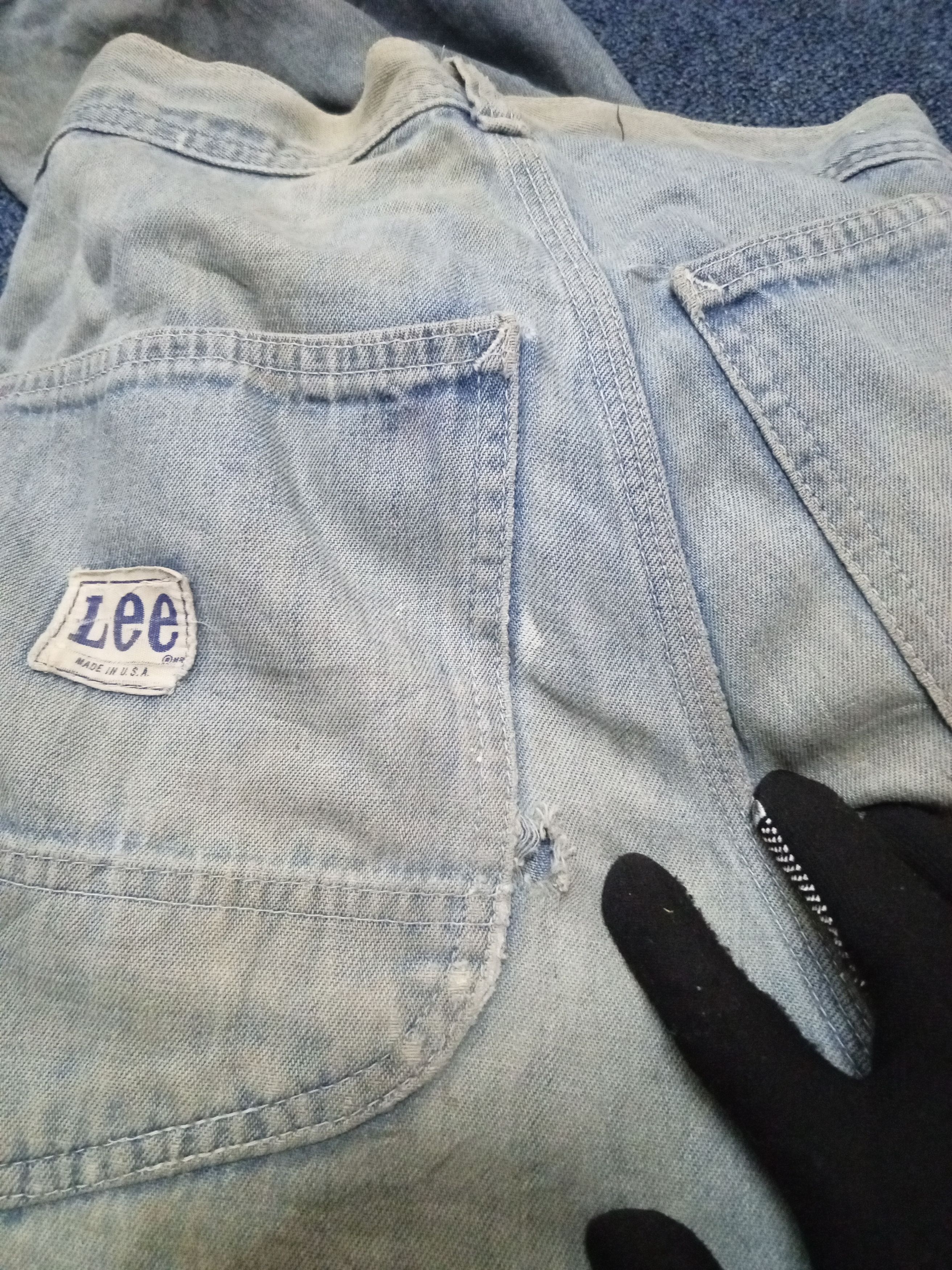Lee × Vintage LEE CARPENTER VINTAGE 60S RARE Size US 30 / EU 46 - 12 Thumbnail