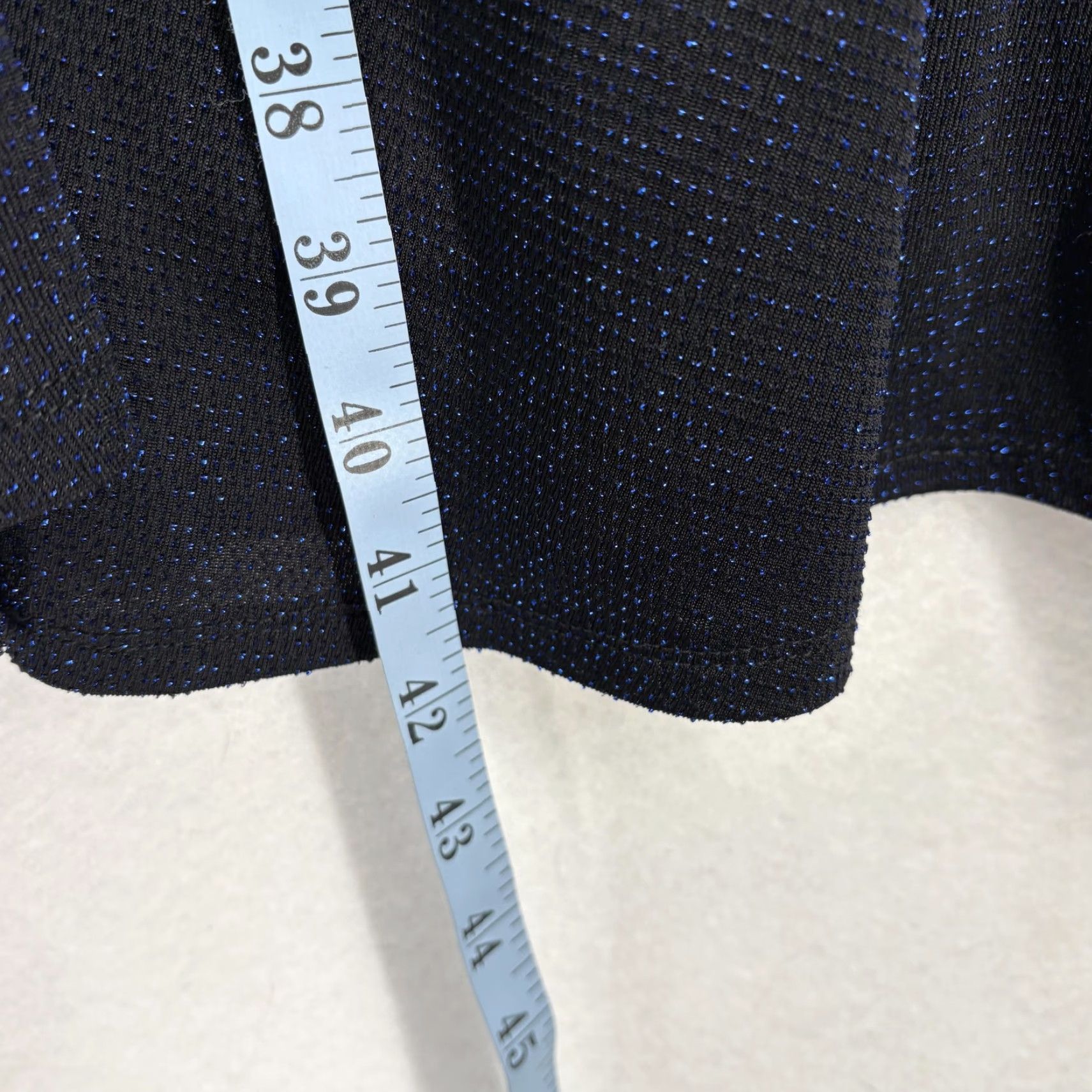 Torrid Torrid Dress Womens 3X Black Shimmer Flutter Sleeve V Neck Skater Party Holiday Dress Size XXL / US 16-18 / IT 52-54 - 7 Thumbnail