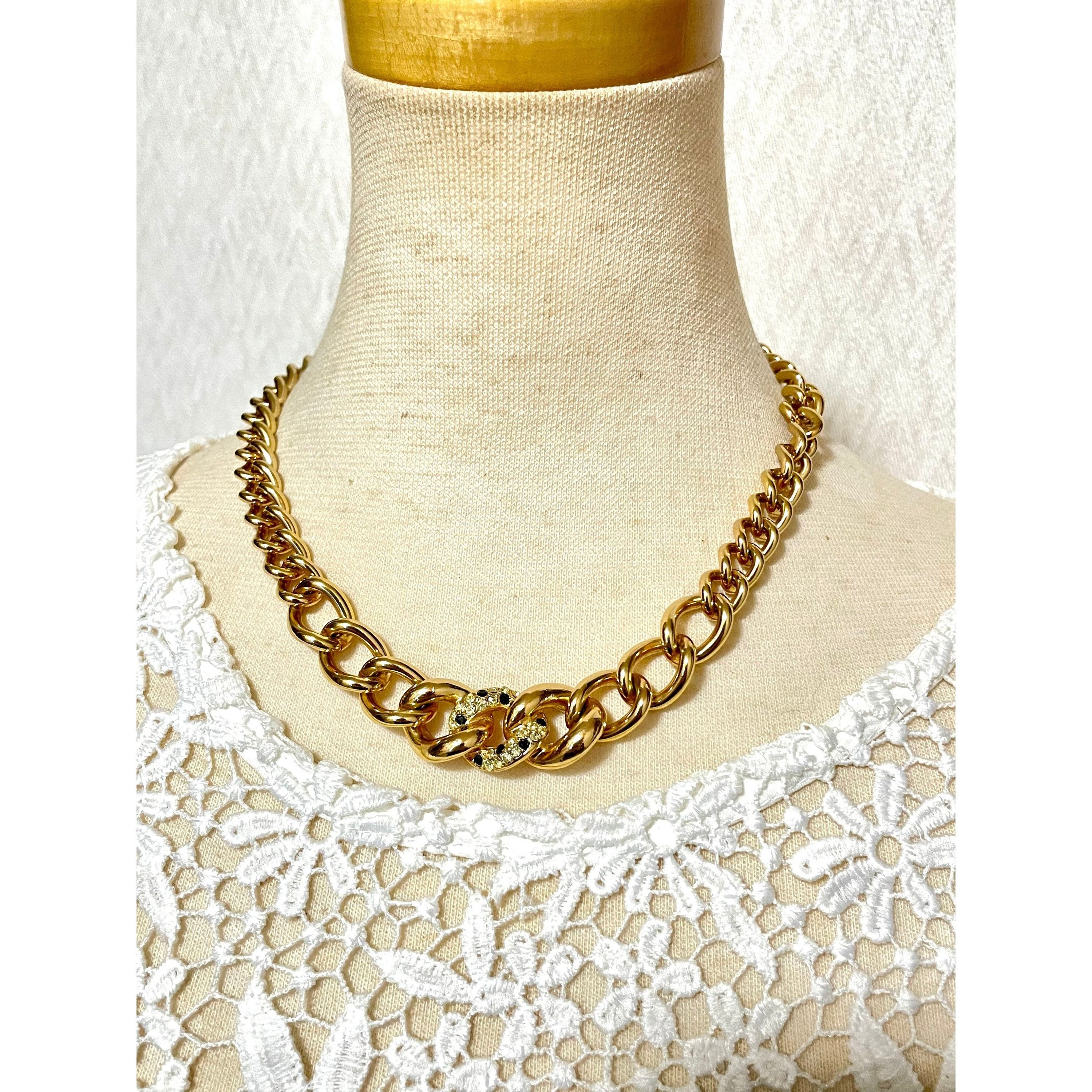 Dior Vintage Christian Dior nice and thick chain necklace Size ONE SIZE - 1 Thumbnail