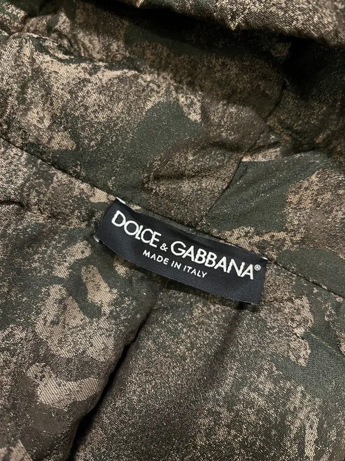 Dolce & Gabbana 2000s Dolce & Gabbana Holographic Camo Khaki Puffer Jacket Size US S / EU 44-46 / 1 - 9 Thumbnail