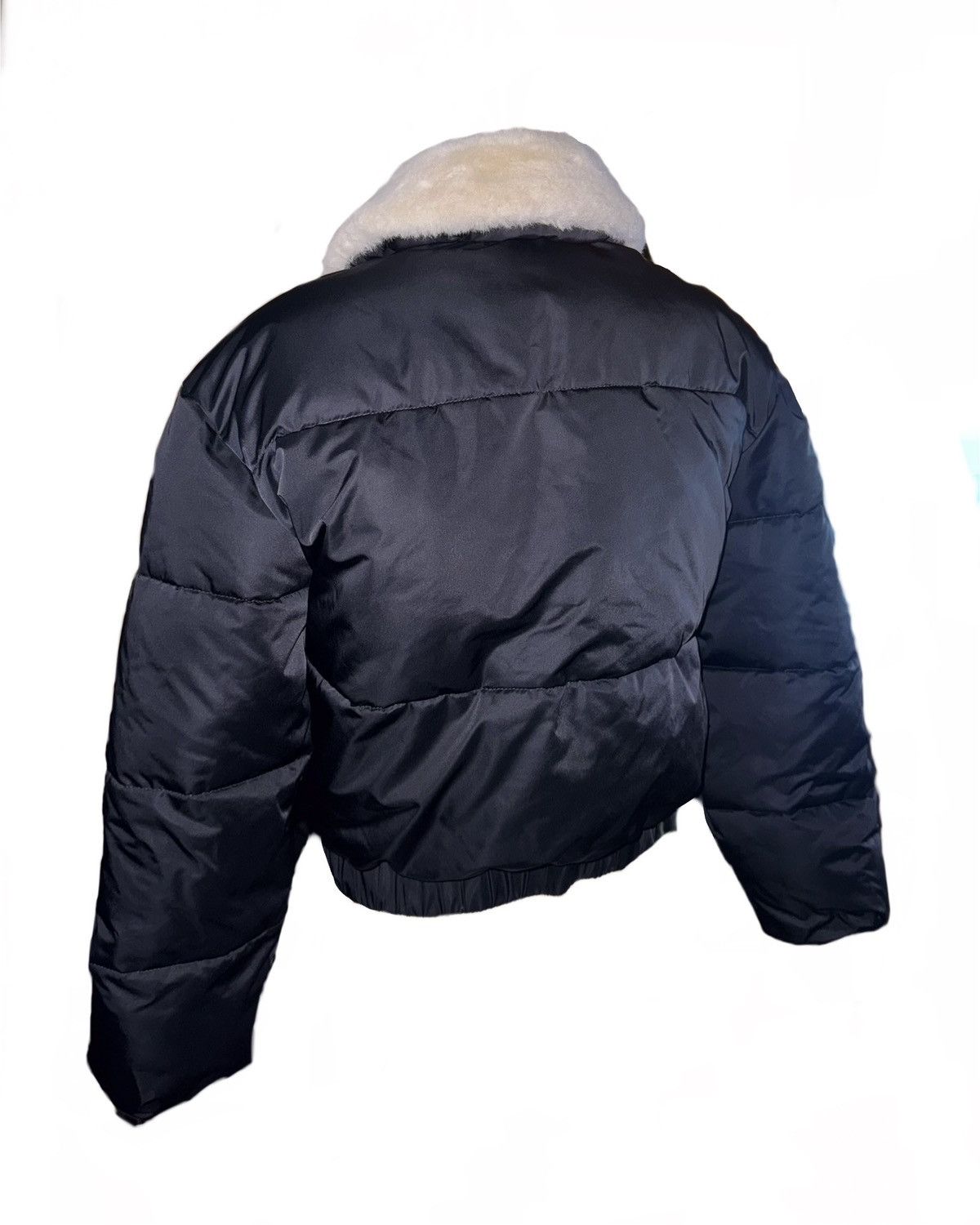 Abercrombie & Fitch Abercrombie A&F Ultra | Cropped Puffer Jacket Faux Fur Sz M Size M / US 6-8 / IT 42-44 - 6 Thumbnail
