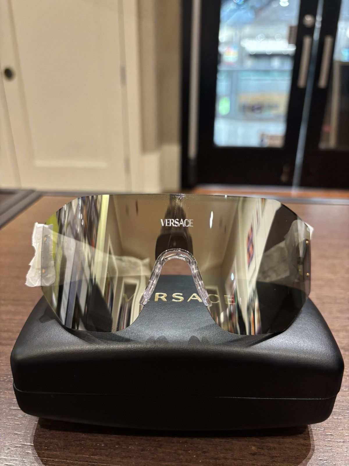 Versace Versace Transparent Mirror Sunglasses Size ONE SIZE - 1 Thumbnail
