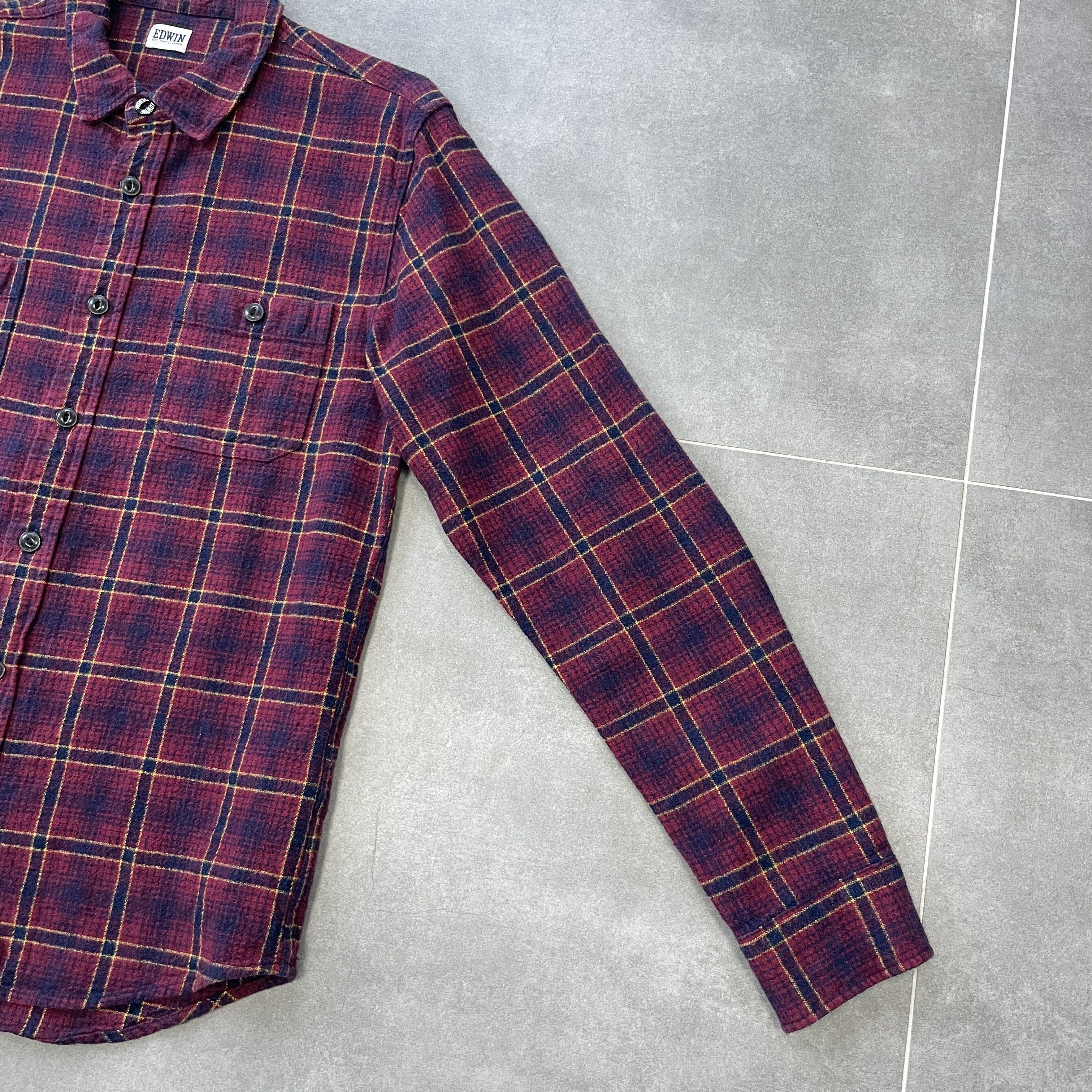 Edwin Edwin Labour Button Shirt Size M Size US M / EU 48-50 / 2 - 6 Thumbnail