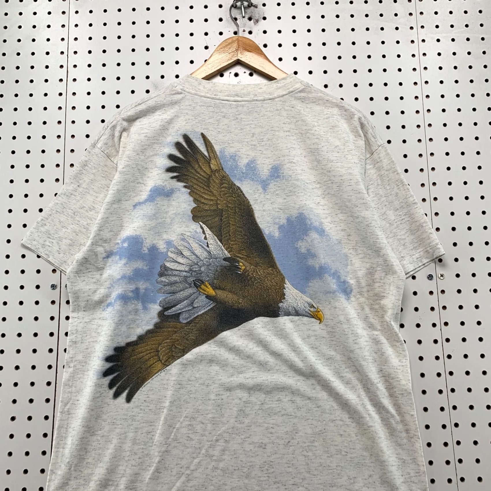 Vintage VINTAGE Eagle Nature T Shirt Mens L Gray Lake Of The Woods Canada Single Stitch Size US L / EU 52-54 / 3 - 2 Thumbnail