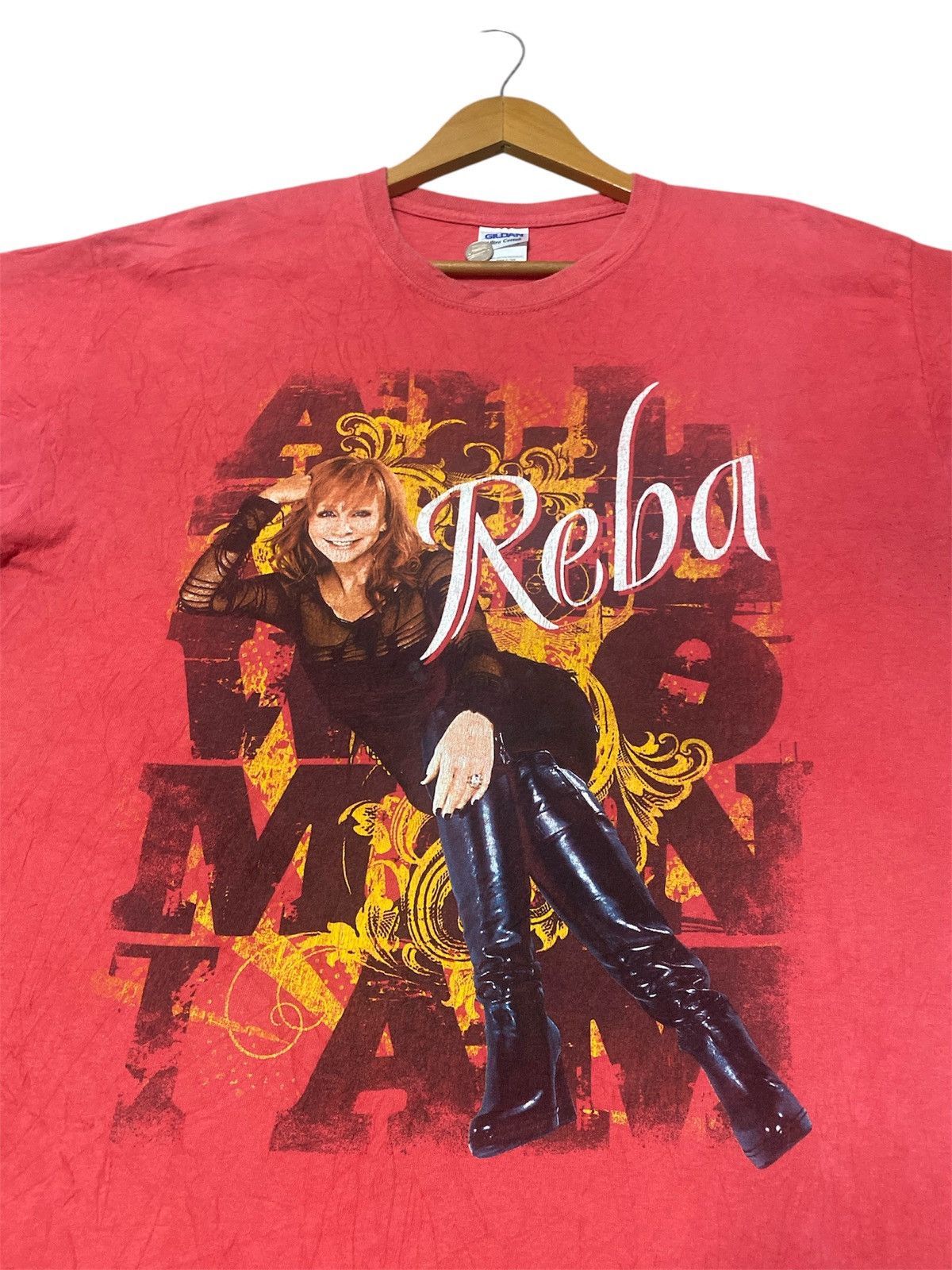 Band Tees × Vintage 💸BINDING OFFER💸VINTAGE REBA SINGER BAND SHIRT TEE💥 Size US L / EU 52-54 / 3 - 5 Thumbnail
