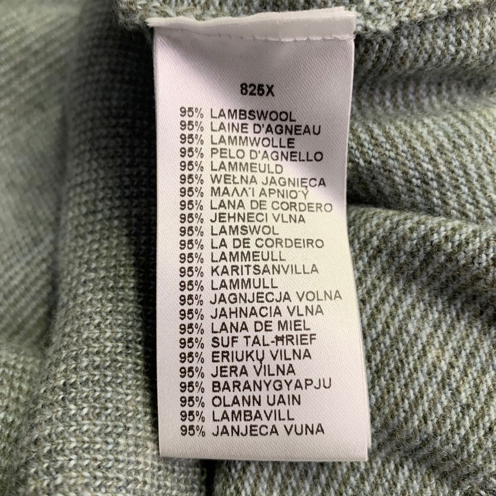 Paul Smith PAUL SMITH Size L Grey Lambswool Cotton Crew Neck Pullover Size US L / EU 52-54 / 3 - 5 Thumbnail