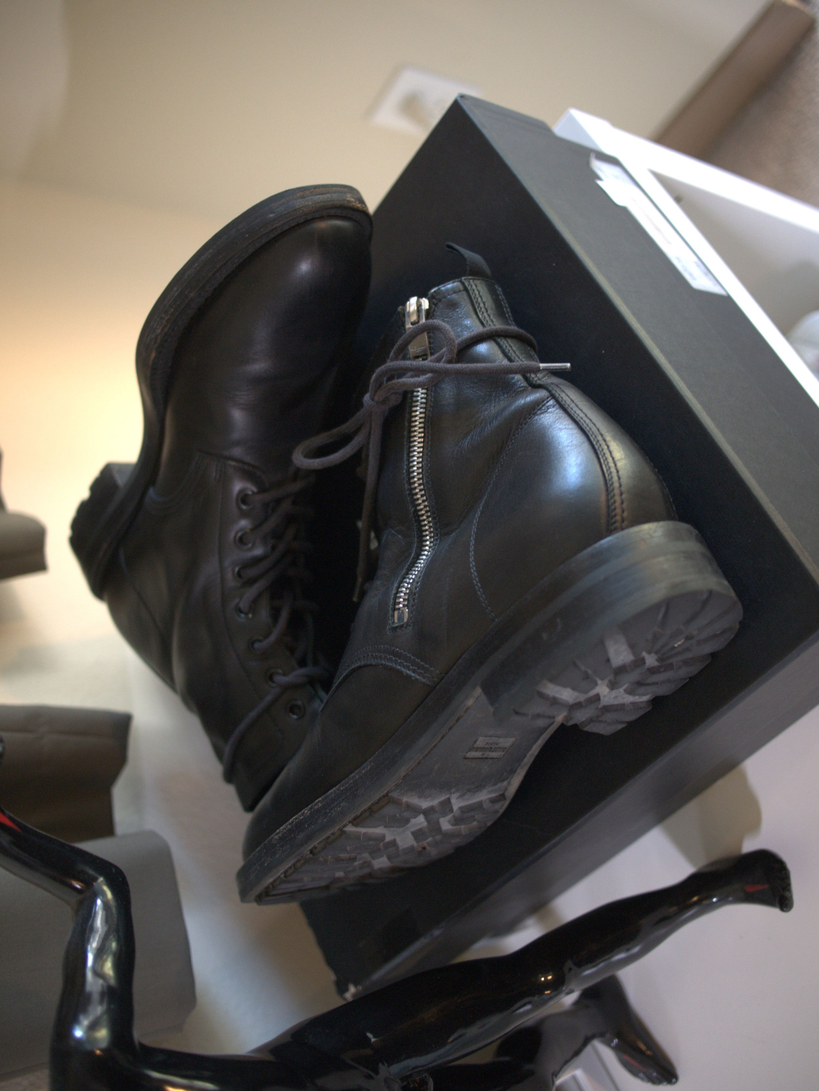 Saint Laurent Paris SLP SHORT ZIP RANGER BOOT_SINGLE SIDE ZIP_ARCHIVE Size US 9 / EU 42 - 2 Thumbnail