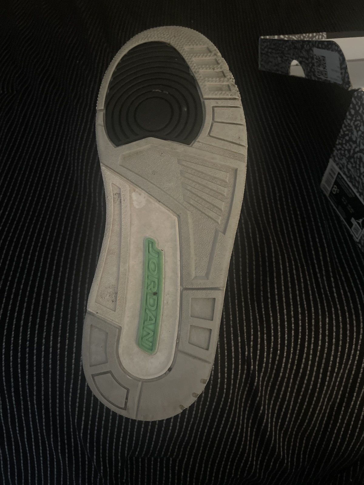 Jordan Brand Jordan 3 Retro Black/White Size US 8.5 / EU 41-42 - 6 Thumbnail