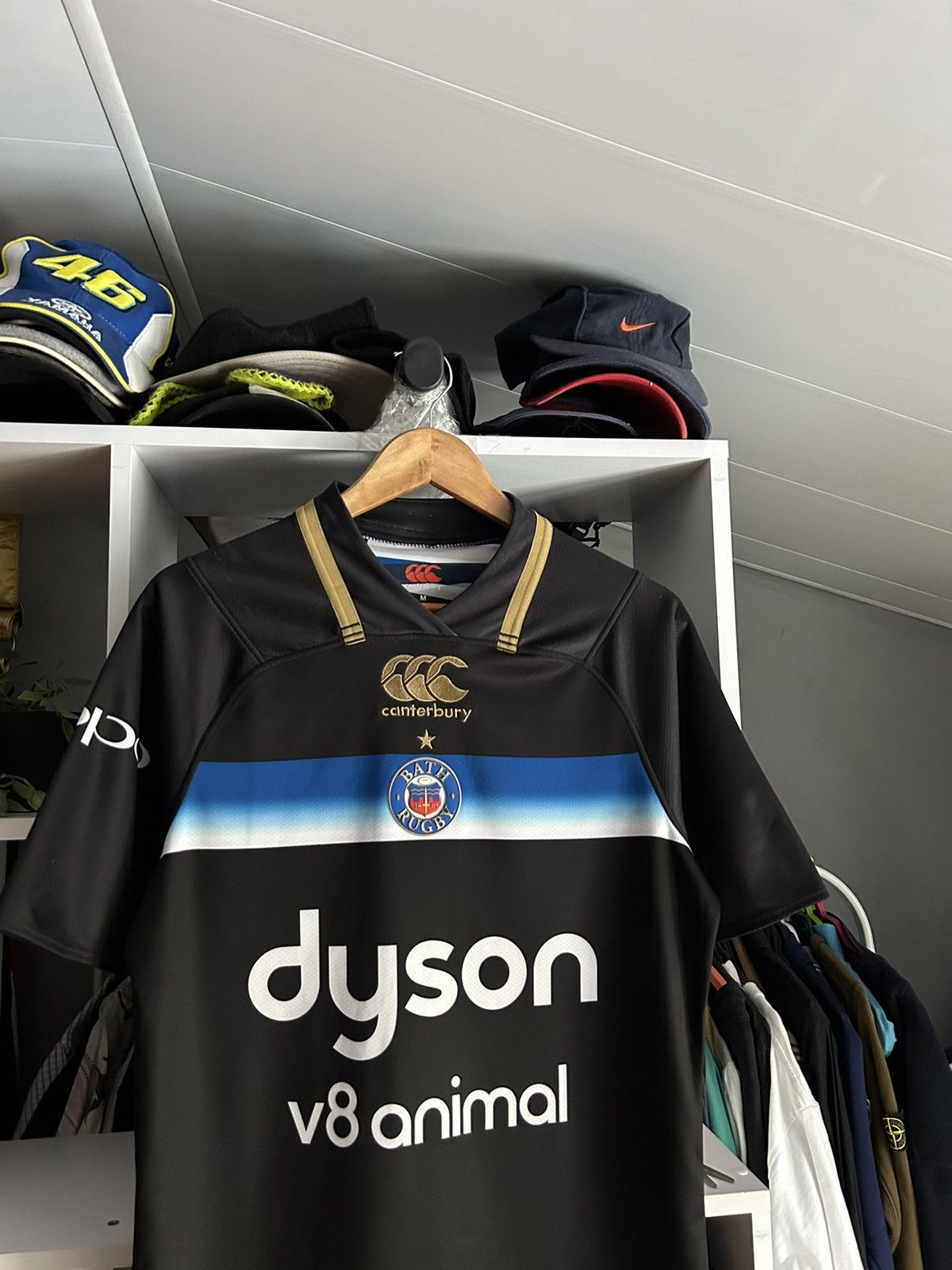 Canterbury of New Zealand Canterbury Bath Rugby 2017/2018 Pro European Jersey Size US M / EU 48-50 / 2 - 2 Thumbnail