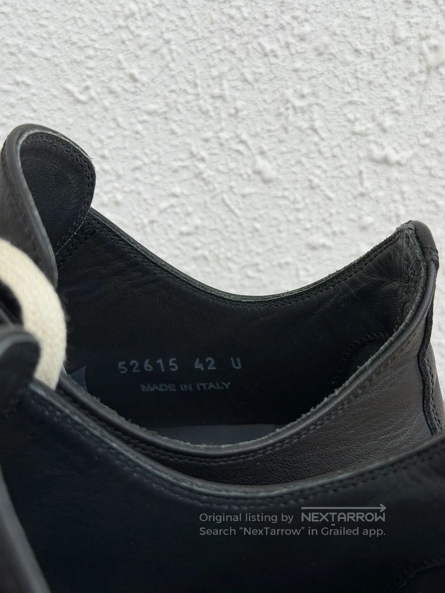 Rick Owens Rick Owens RO Low-Top Leather Shoes. Size US 9 / EU 42 - 6 Thumbnail