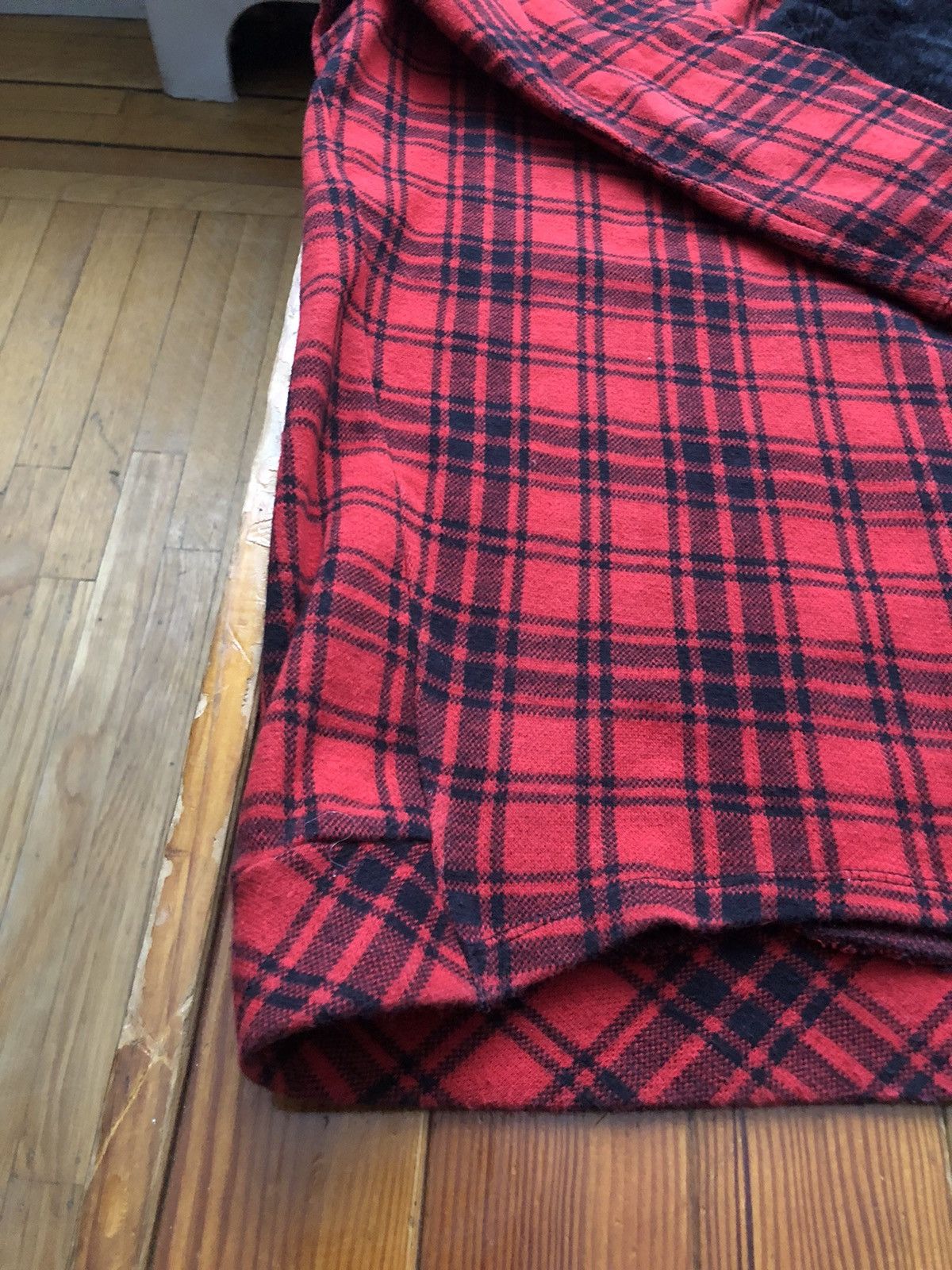 20471120 Vintage 20471120 Hyoma Fuzzy Character Flannel Size US S / EU 44-46 / 1 - 15 Thumbnail