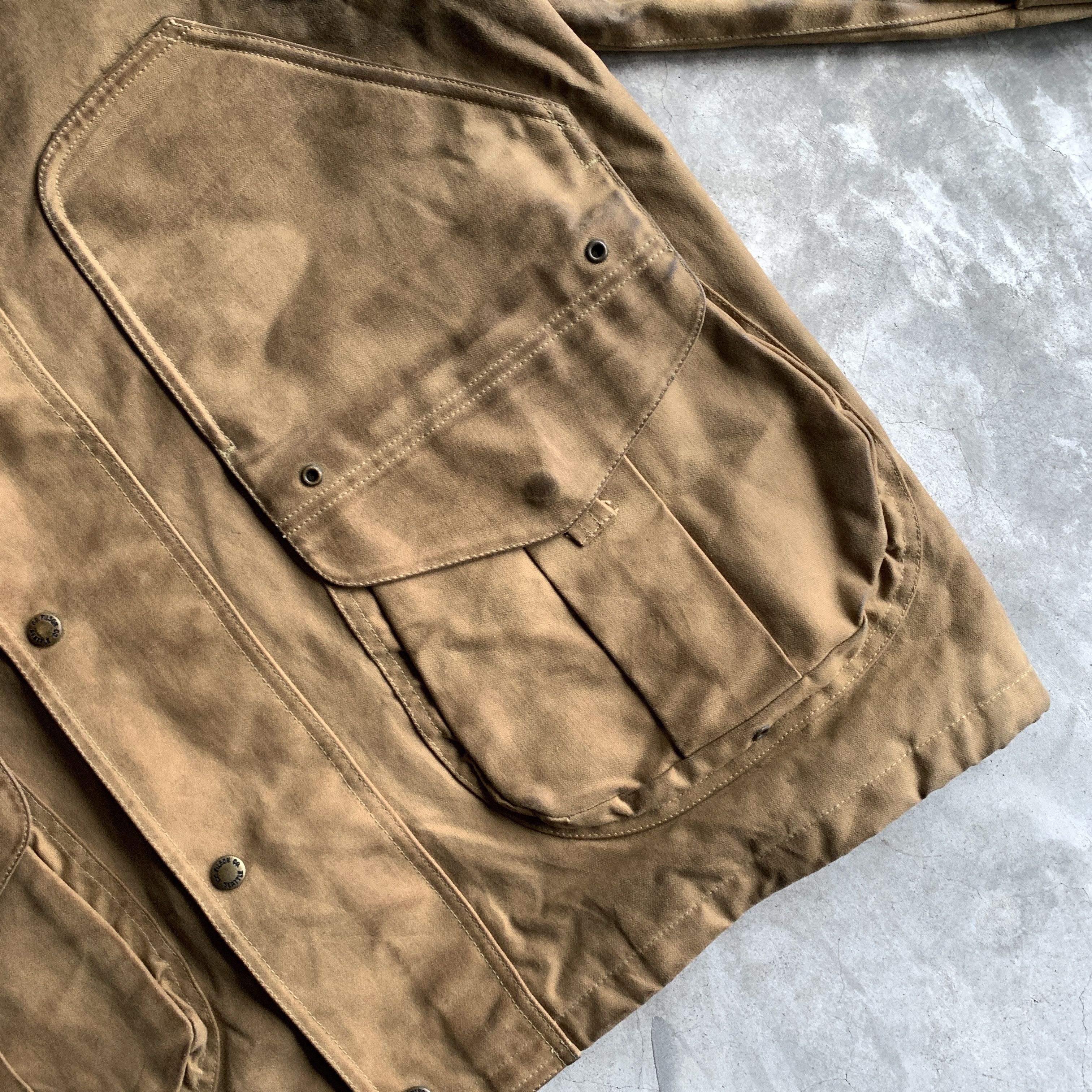 Filson × Vintage Filson Tin Cloth Linen Hunter Jacket Size US L / EU 52-54 / 3 - 3 Thumbnail