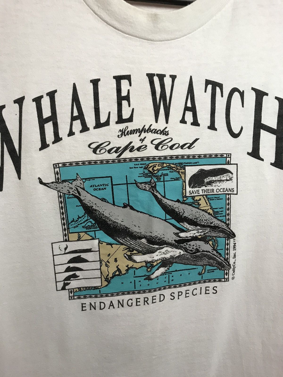 Vintage Vintage 90s Whale Watch Hawaii Nature Graphic T Shirt Size US L / EU 52-54 / 3 - 3 Thumbnail