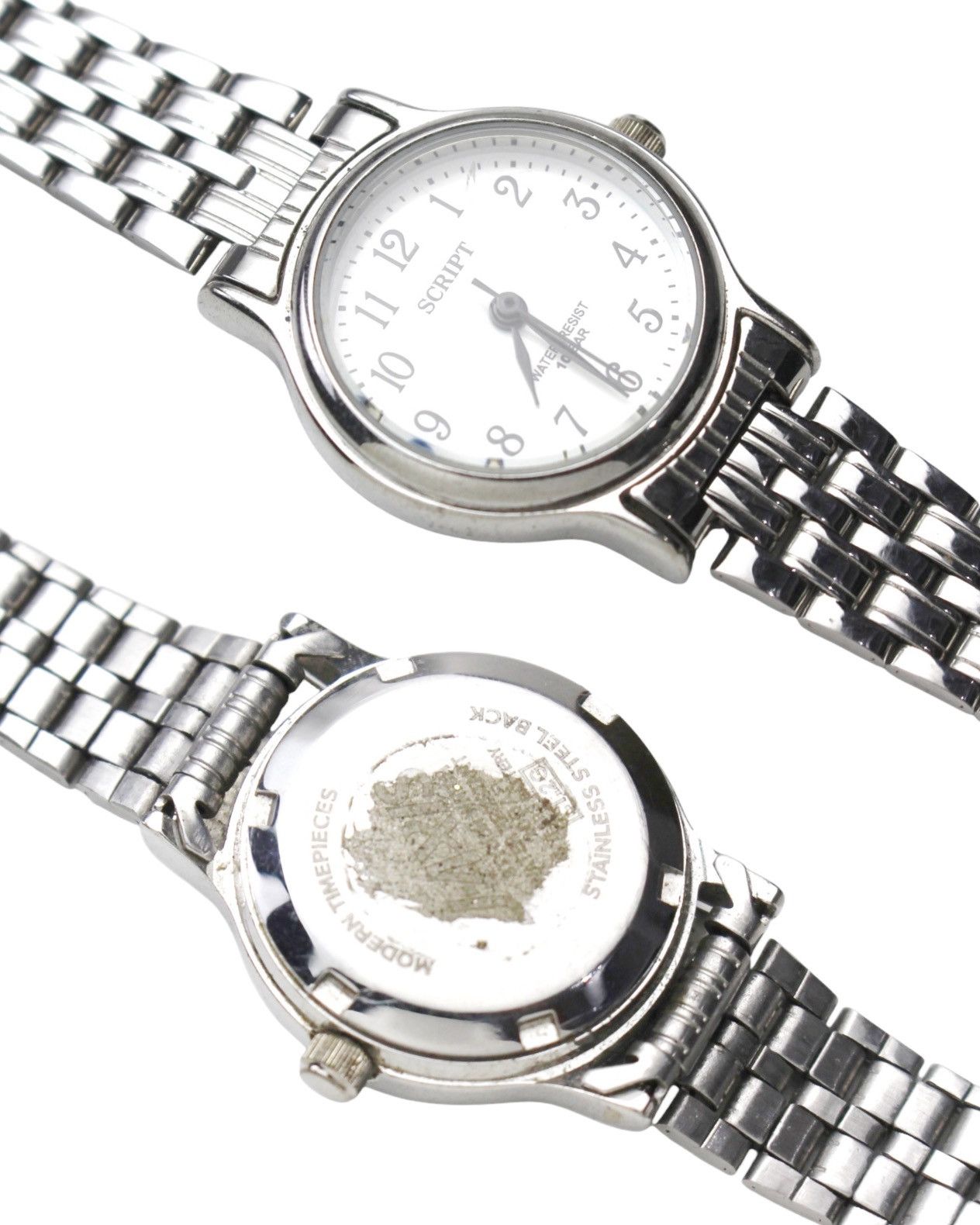 Seiko 2000S SEIKO SCRIPT SILVER WATCH – ARABIC DIAL & METAL BAND Size ONE SIZE - 2 Thumbnail