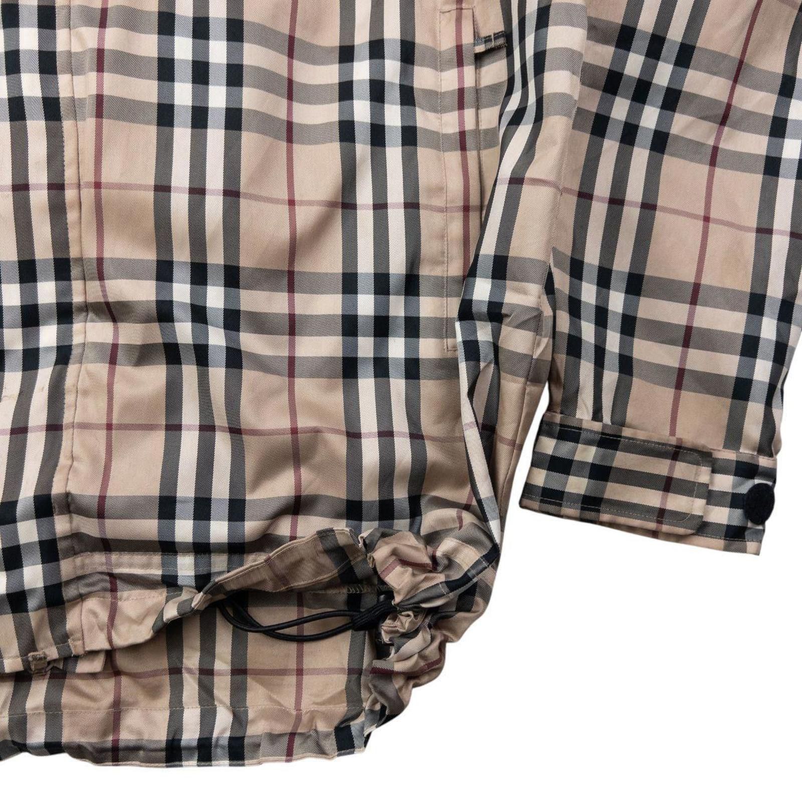 Burberry Vintage 2000s Burberry Golf Nova Check Packable Jacket L Size US L / EU 52-54 / 3 - 7 Thumbnail