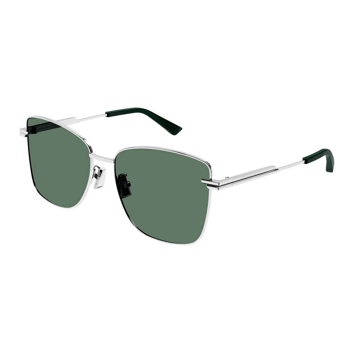 Bottega Veneta BOTTEGA VENETA silver tone metal square sunglasses BV1237S q Size ONE SIZE - 1 Thumbnail
