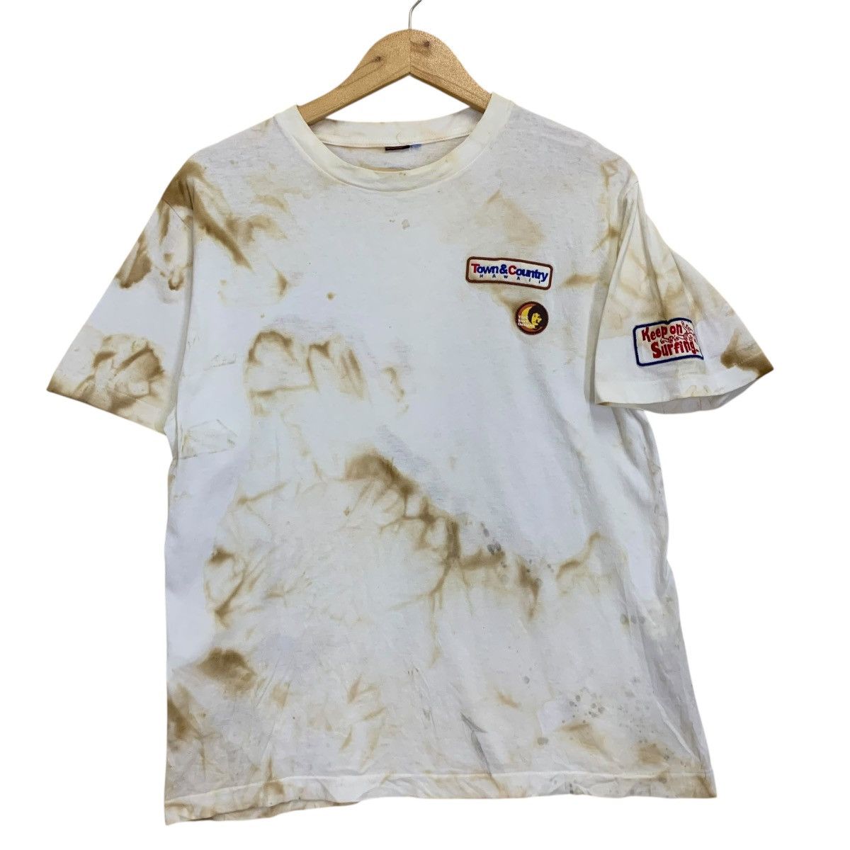 Sun Surf Vintage 90s Town N Country Hawaii Tie Die Shortsleeve Tee Size US M / EU 48-50 / 2 - 1 Thumbnail