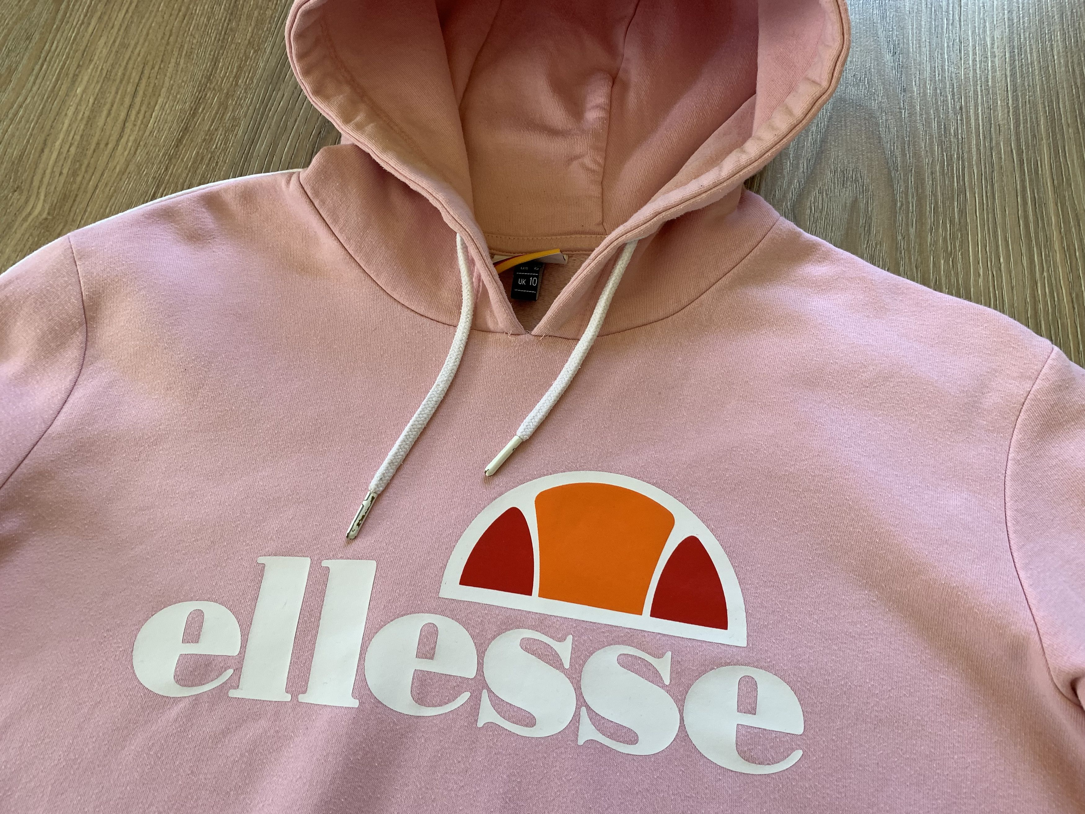 Ellesse × Vintage Ellesse Crop Printed Hoodie Size M / US 6-8 / IT 42-44 - 4 Thumbnail