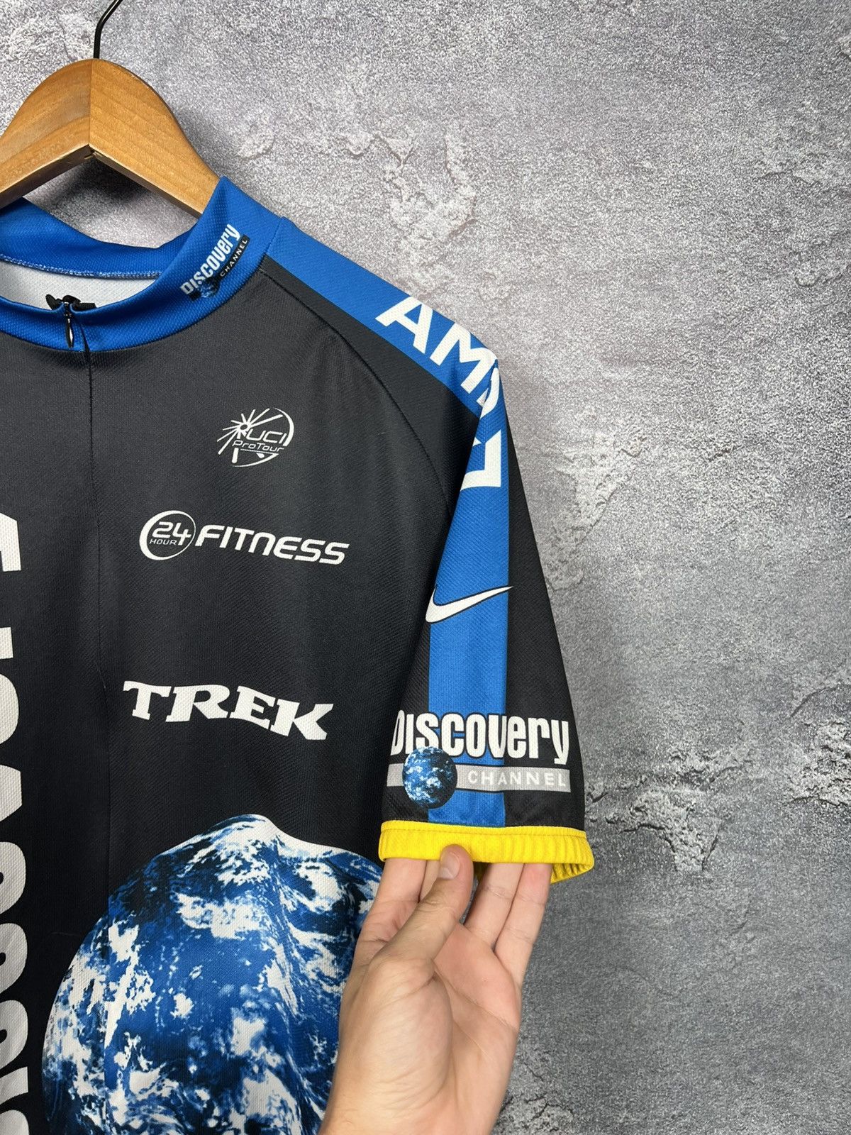 Nike Vintage Nike Discovery AMD Trek Cycling Jersey T-shirt Size US XXL / EU 58 / 5 - 3 Thumbnail