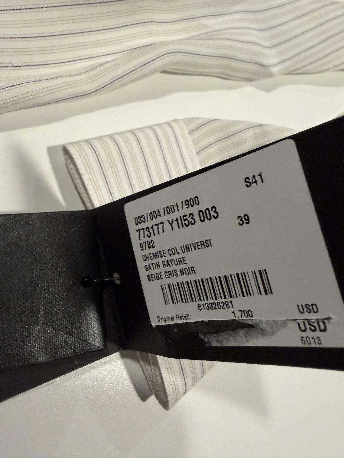 Saint Laurent Paris Saint laurent silk shirt. 39/15.5. $1700 Size US S / EU 44-46 / 1 - 7 Thumbnail