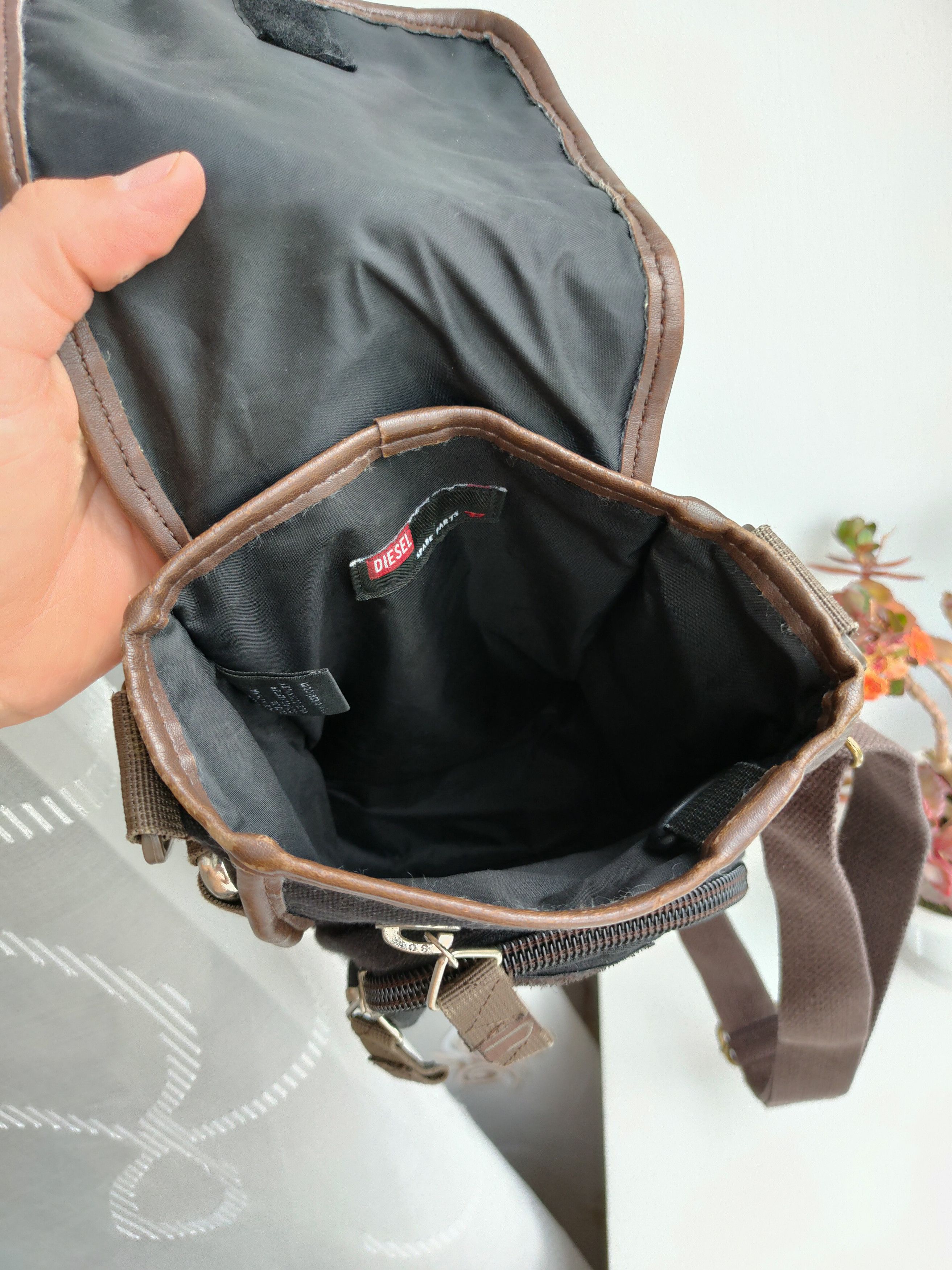 Diesel 🔥 Y2K Vintage Diesel Spare Parts Bag Messenger Shoulder Bag Size ONE SIZE - 9 Thumbnail
