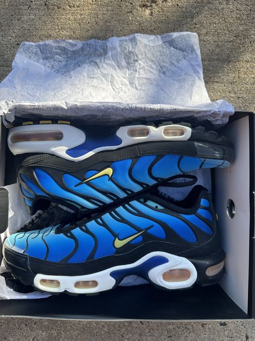 mens nike air max plus og hyper blue