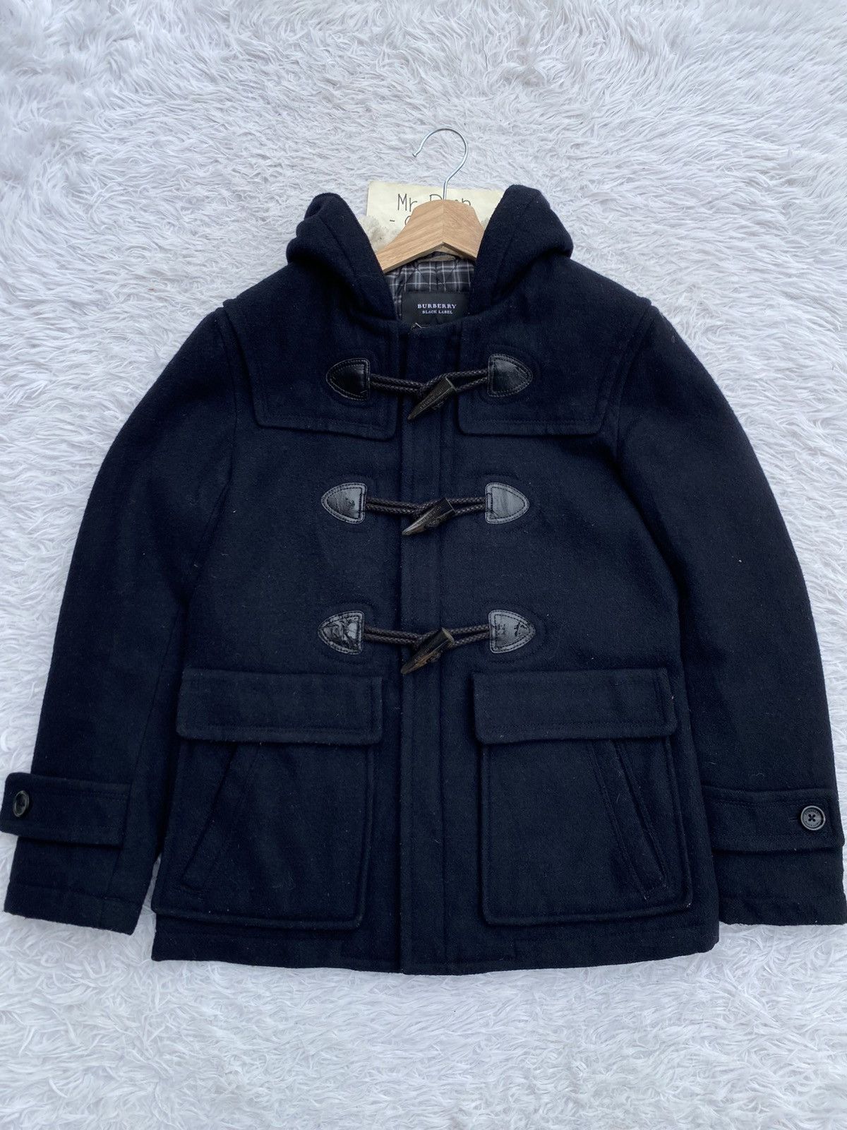 Burberry Rare Burberry Wool Duffle Coat Hooded Jacket Size US M / EU 48-50 / 2 - 4 Thumbnail