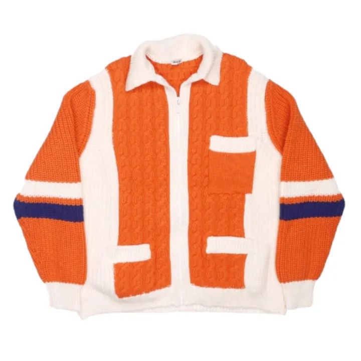 Miu Miu Miu Miu Color Block Knit Zip Sweater 0079 Size M / US 6-8 / IT 42-44 - 1 Thumbnail