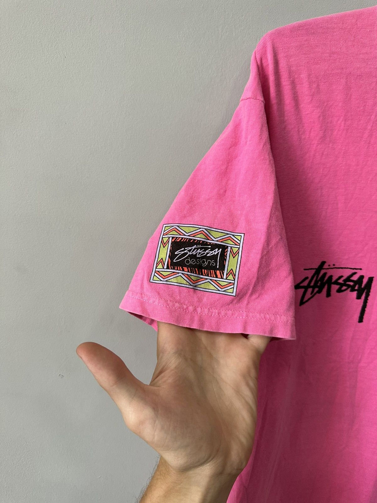 Stussy × Vintage Stussy 7 number print y2k Trapper tee Size US L / EU 52-54 / 3 - 6 Thumbnail