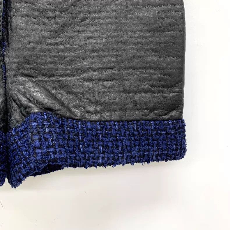 Chanel Chanel Black sheepskin stitching woven tweed casual shorts Size 42" / US 20 - 4 Thumbnail
