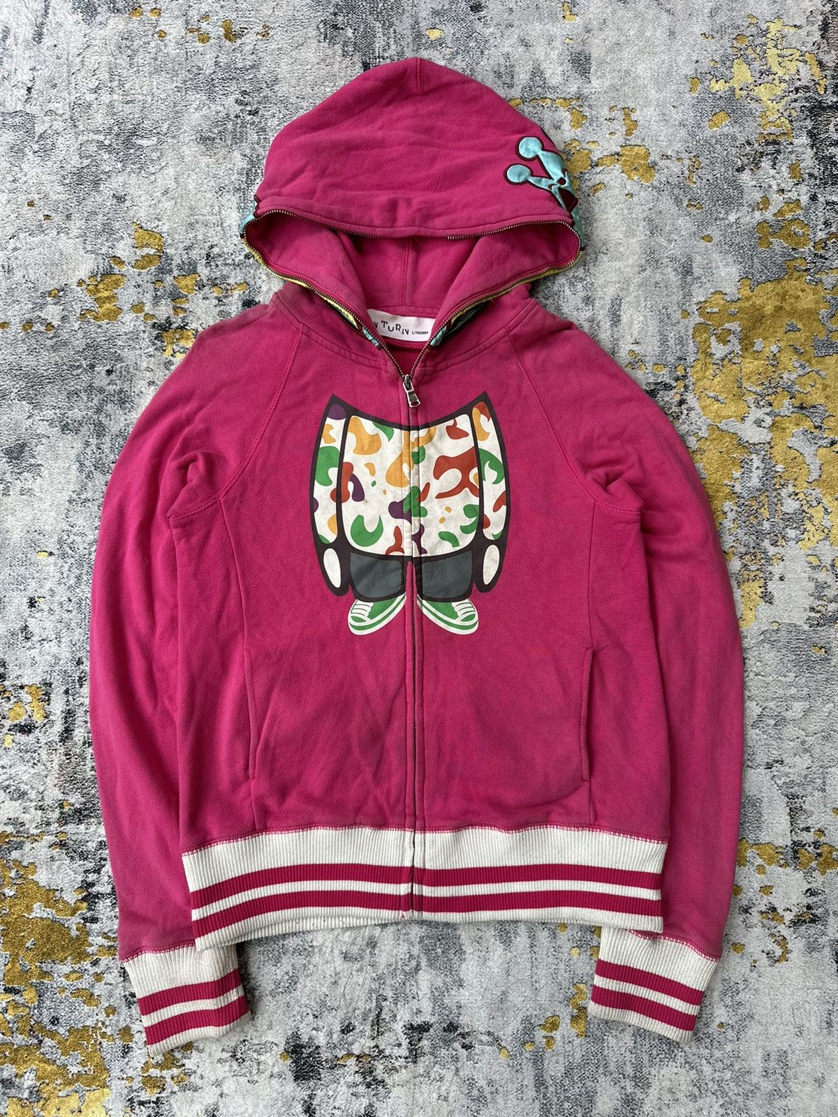 Beauty Beast KING SKULL BIGFACE FUL ZIPPER HOODIE LIKE A BAPE LGB STYLE Size S / US 4 / IT 40 - 1 Thumbnail