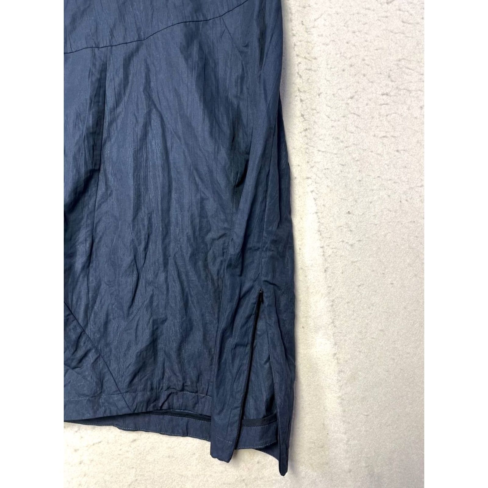 Vintage Porto Dress Womens 0 Blue Navy Sleeveless Asymmetrical Layered Open Leg Size Size XS / US 0-2 / IT 36-38 - 6 Thumbnail