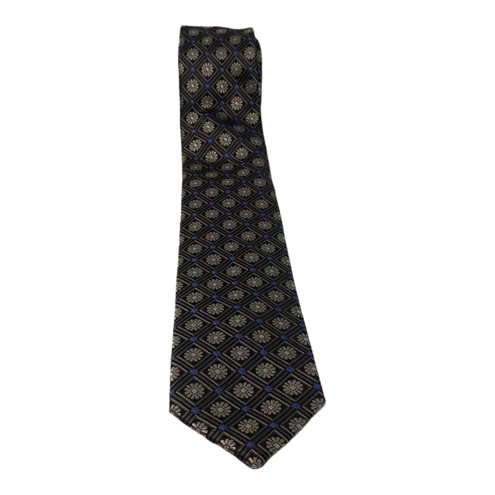 Sean John Sean John black gold floral tie Size ONE SIZE - 2 Thumbnail