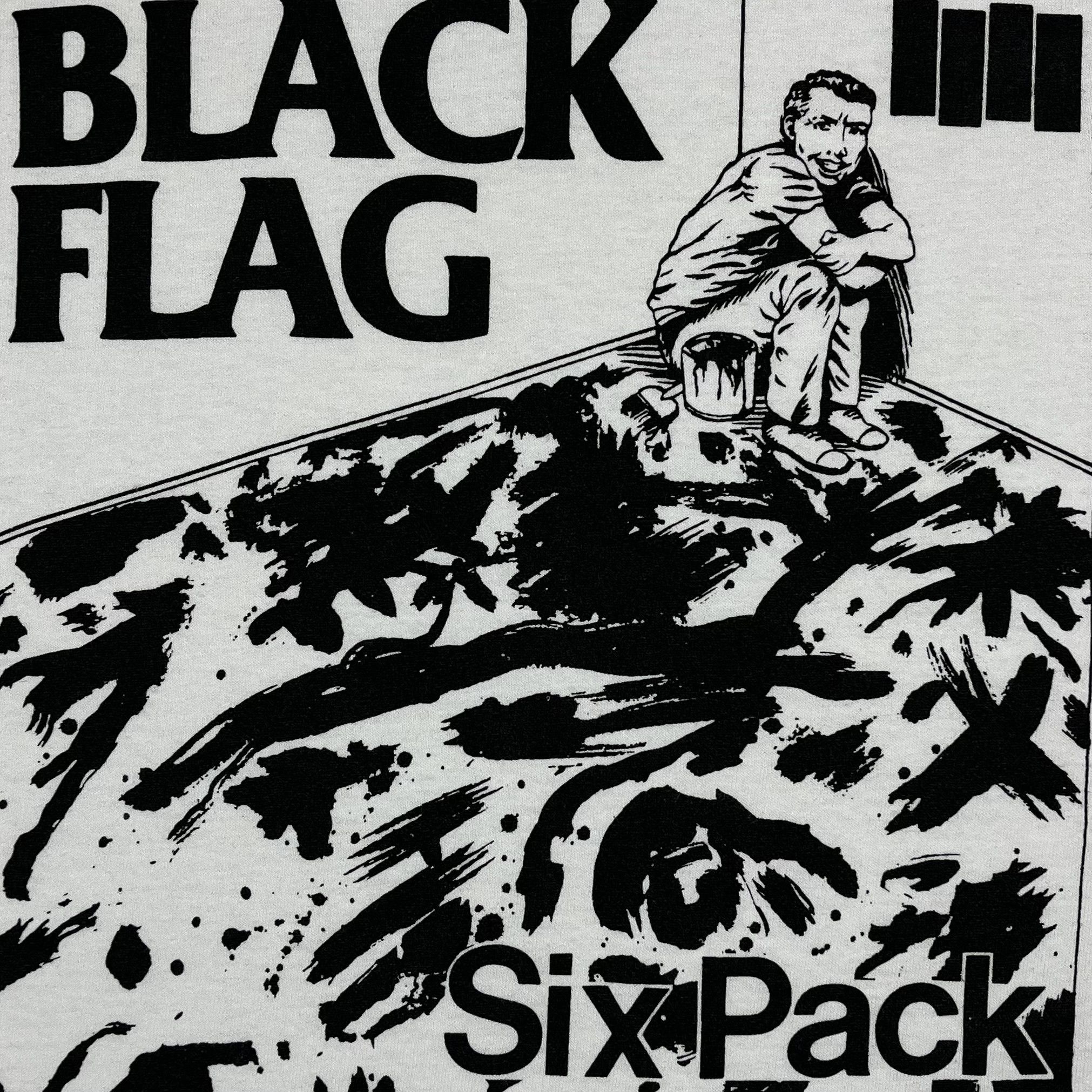 Band Tees Black Flag Six Pack Punk Rock Band T Shirt Size US XL / EU 56 / 4 - 6 Thumbnail