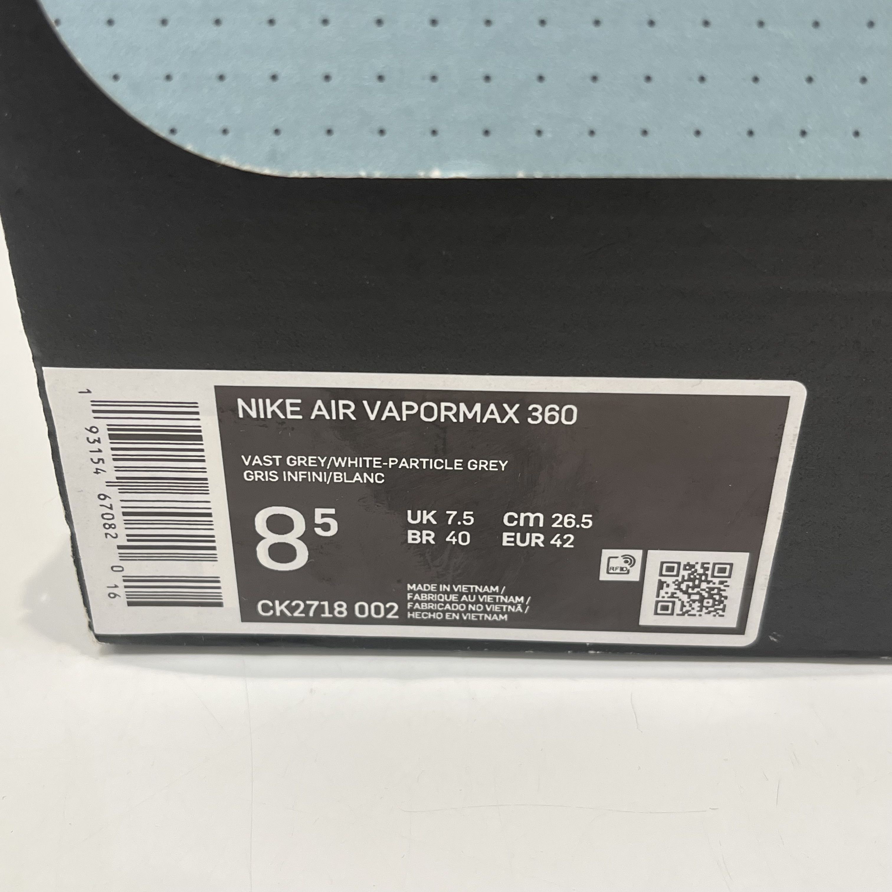 Nike Nike Air VaporMax 360 OG Grey Red Size US 8.5 / EU 41-42 - 8 Thumbnail