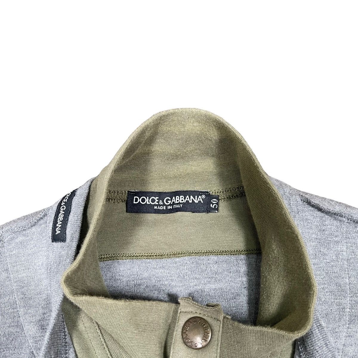 Dolce & Gabbana Dolce Gabbana Layered Olive Sweatshirt Size US M / EU 48-50 / 2 - 6 Thumbnail