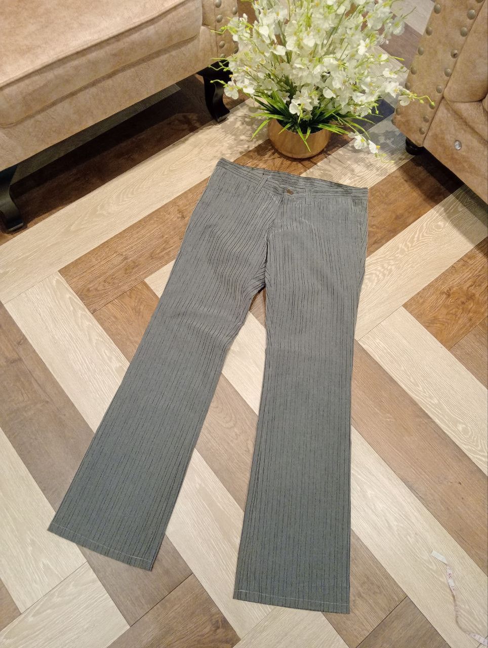 Tornado Mart VINTAGE TORNADO MART STRIPED FLARE PANTS - SIZE L Size US 34 / EU 50 - 5 Thumbnail