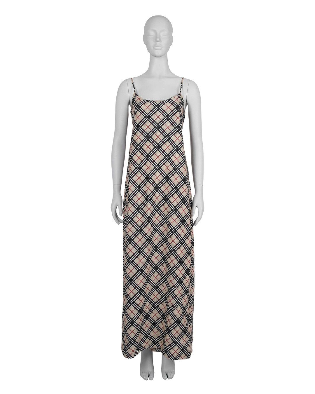Burberry Prorsum S/S2000 Maxi Dress Gathered Back