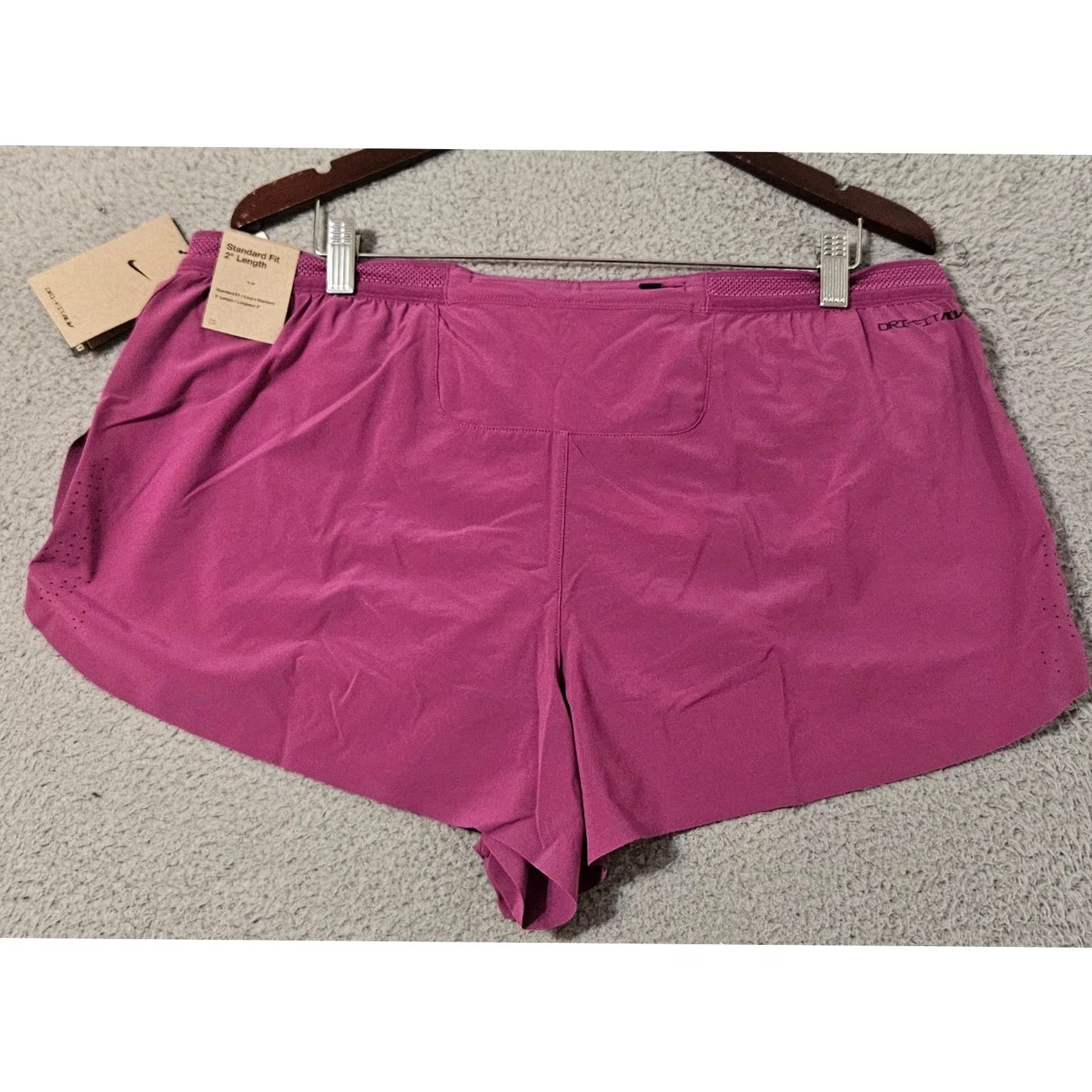 Nike Nike Racing Running Dri-fit ADV Shorts Men 2XL NWT Pink 2XL Athletic Shorts Mens Nike 2XL FN3349-518 Fuschia Size US 39 - 2 Thumbnail