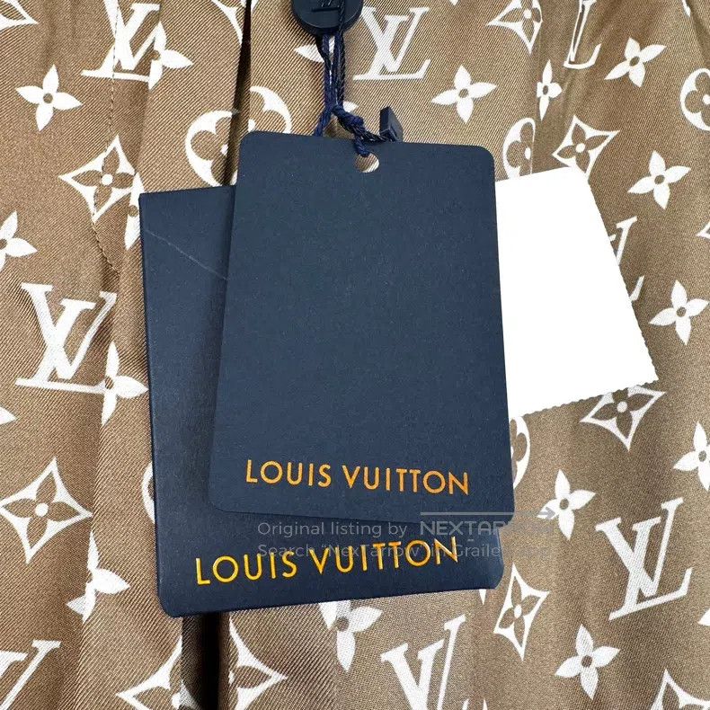 Louis Vuitton Louis Vuitton Coffee color presbyopic silk trousers with f Size 33" - 6 Thumbnail
