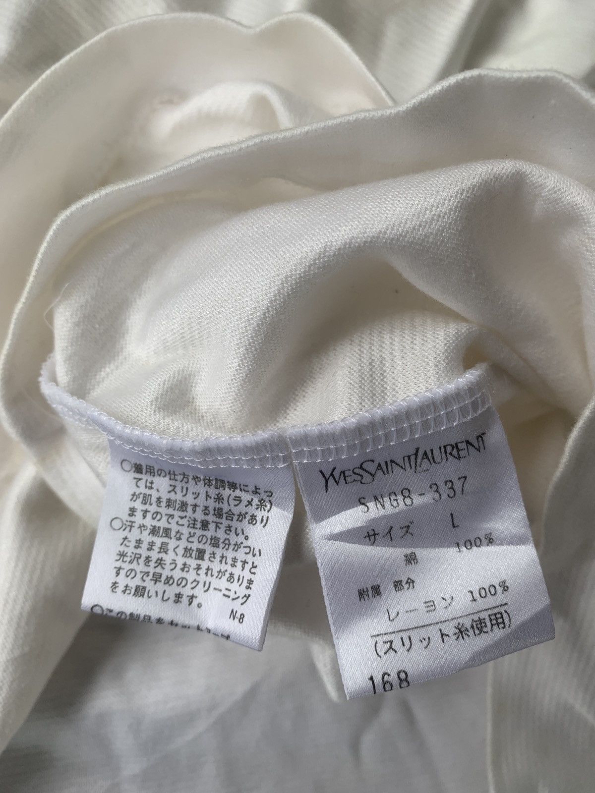 Vintage × Yves Saint Laurent Vintage YSL gold embroidery logo tops Size L / US 10 / IT 46 - 4 Thumbnail