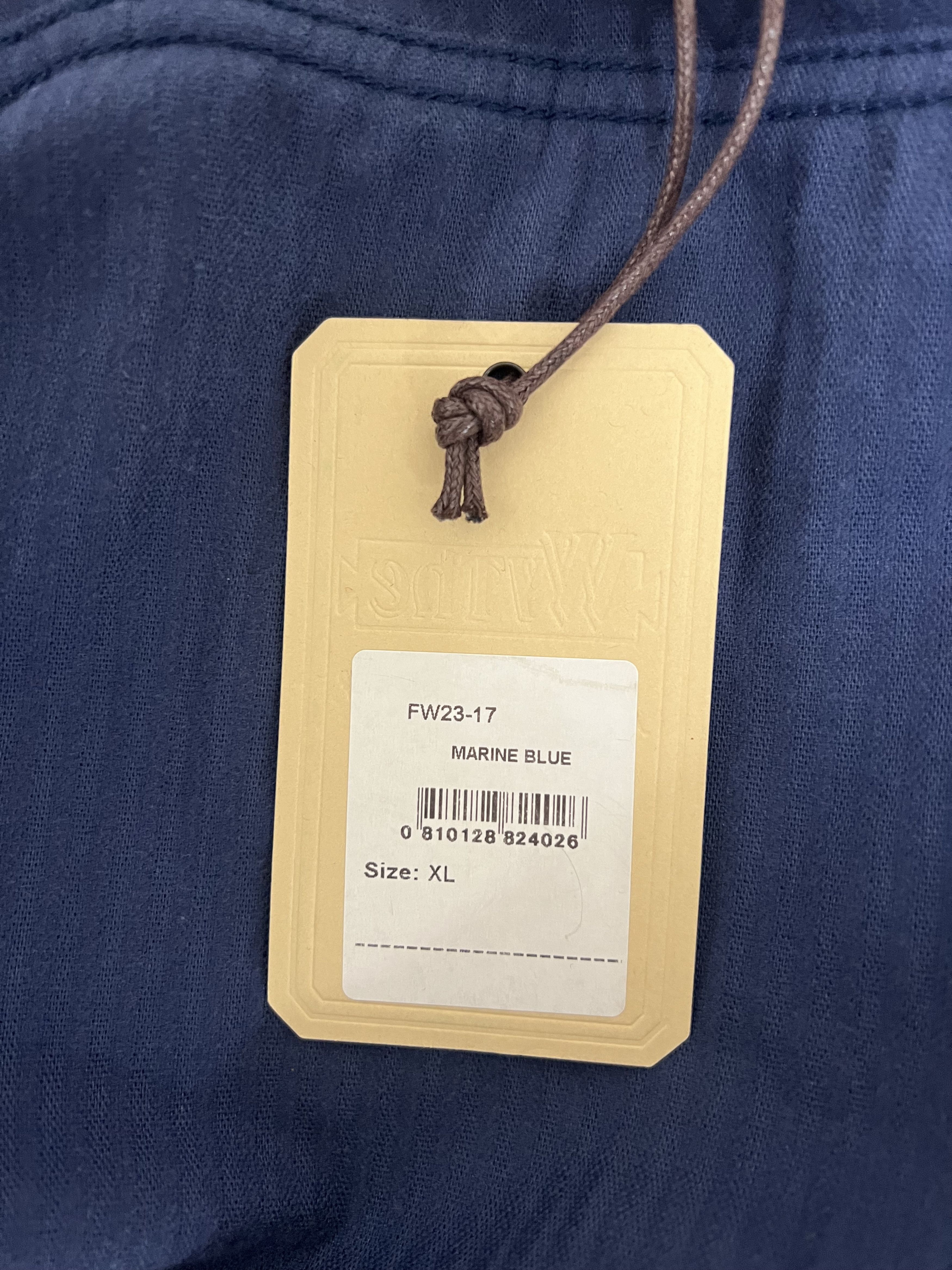 WYTHE 💚 Wythe Italian Donegal Corduroy Ranch Jacket Marine Blue Size US XL / EU 56 / 4 - 7 Thumbnail
