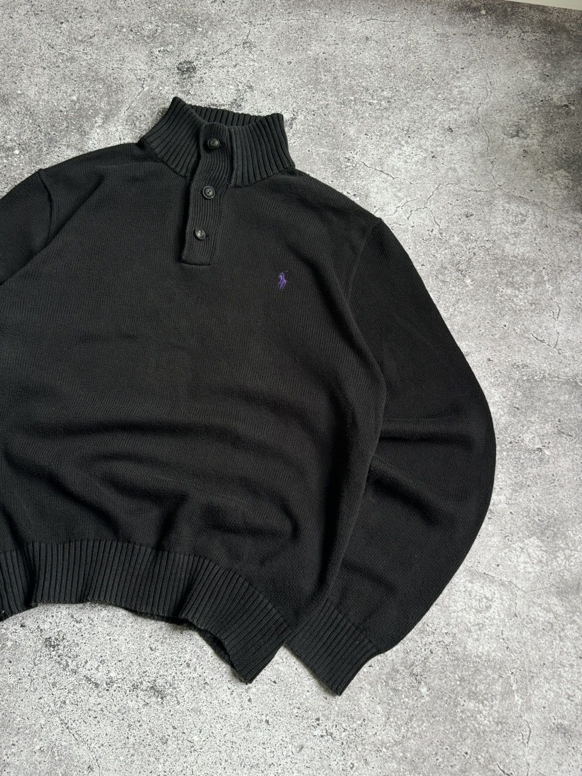 Polo Ralph Lauren × Vintage Vintage Polo Ralph Lauren 1/3 classic knitted sweater Size US XL / EU 56 / 4 - 10 Thumbnail
