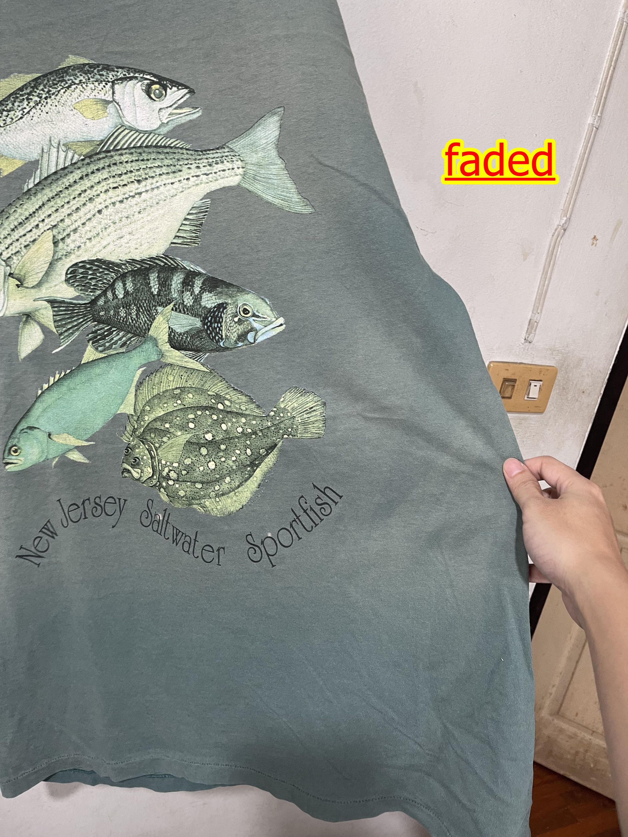 Vintage Vintage 90s Saltwater Sportfishing Shirt Size US XL / EU 56 / 4 - 9 Thumbnail