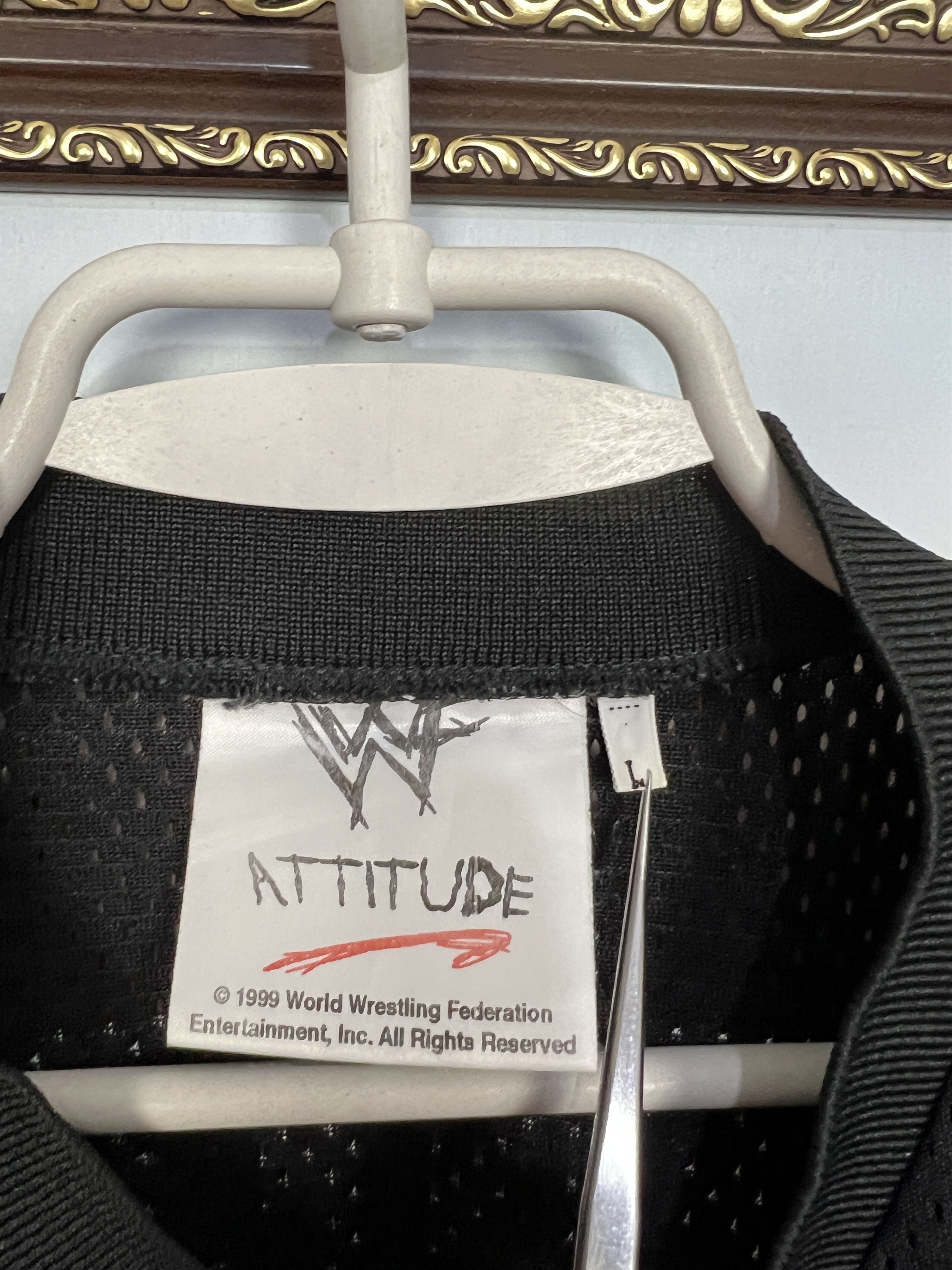 Vintage 1999 WWF WWE DX D Generation Jersey Shirt Attitude Tee Rare Size US L / EU 52-54 / 3 - 6 Thumbnail