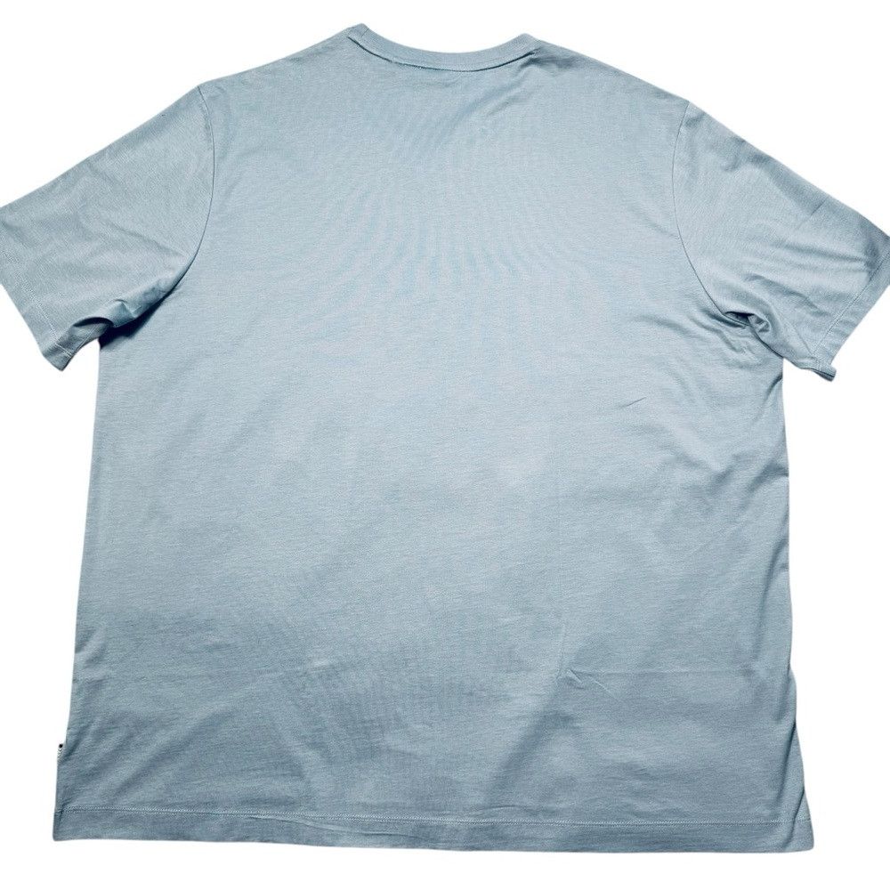 Hugo Boss NWT New Hugo Boss Cotton Logo Detail Light Blue T-Shirt Siz Size US XXL / EU 58 / 5 - 4 Thumbnail