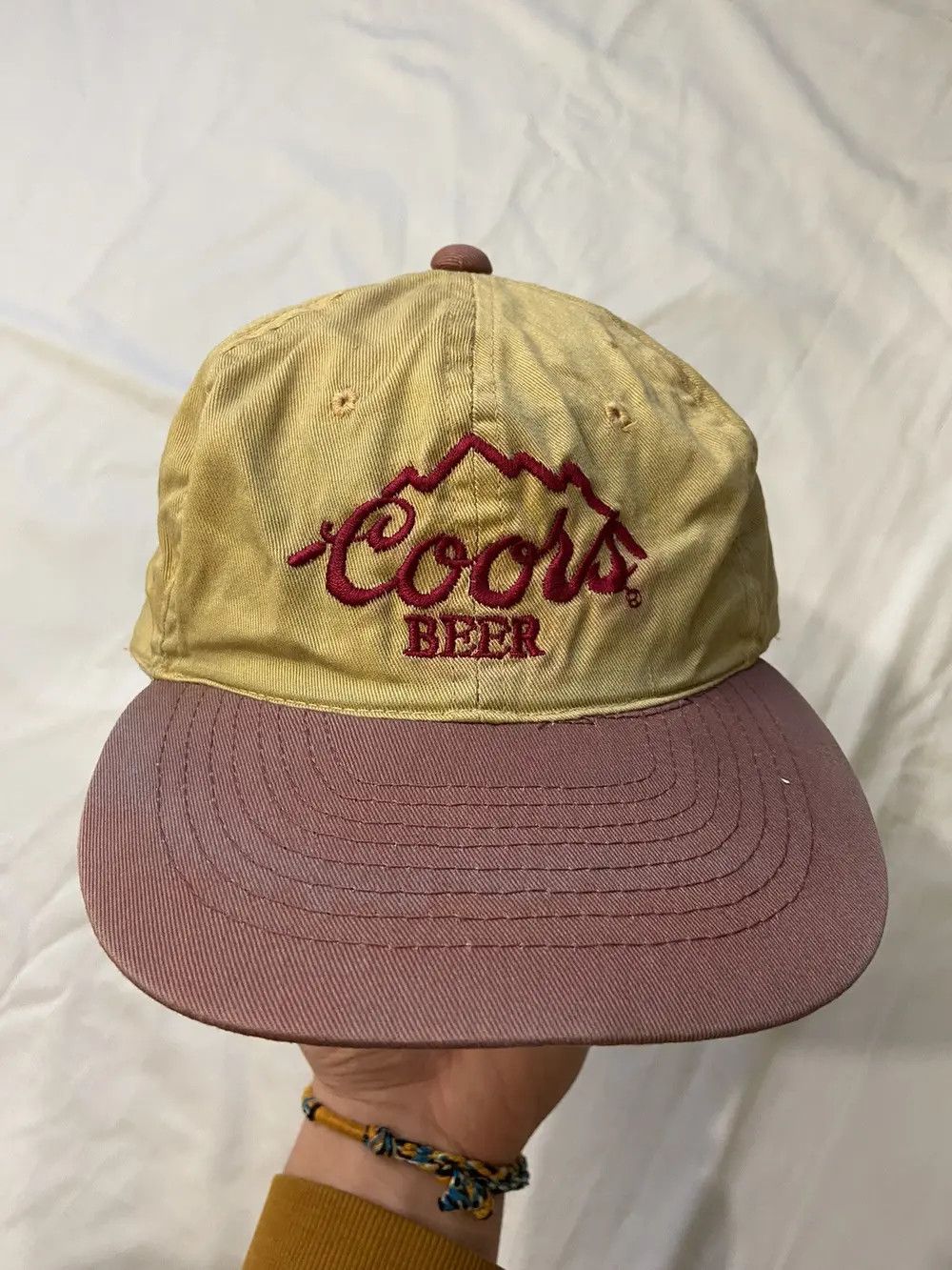Vintage RARE VINTAGE COORS FADE DAD HAT BELGIAN HITCH PROMO BEER CAP Size ONE SIZE - 9 Thumbnail