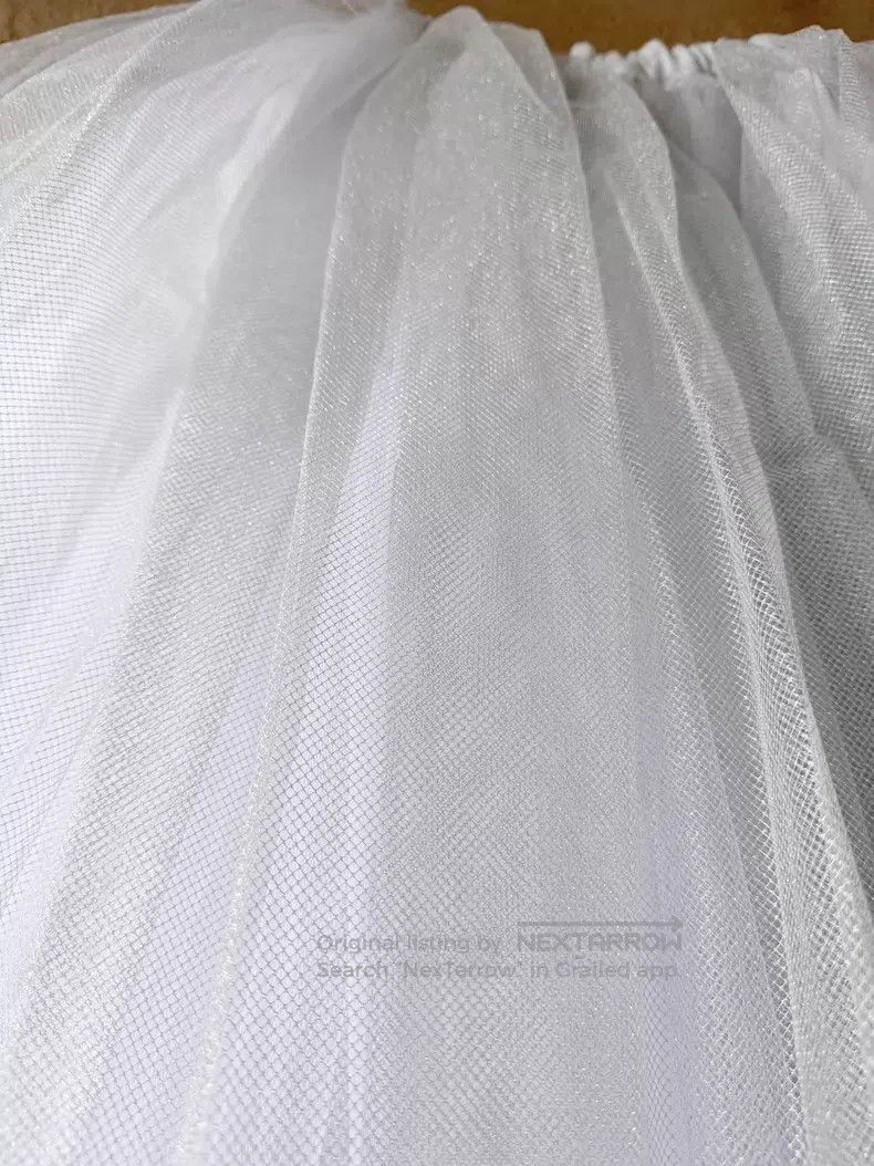 Comme des Garcons Comme des Garcons size XS Silver tulle skirt Size 23" - 2 Thumbnail